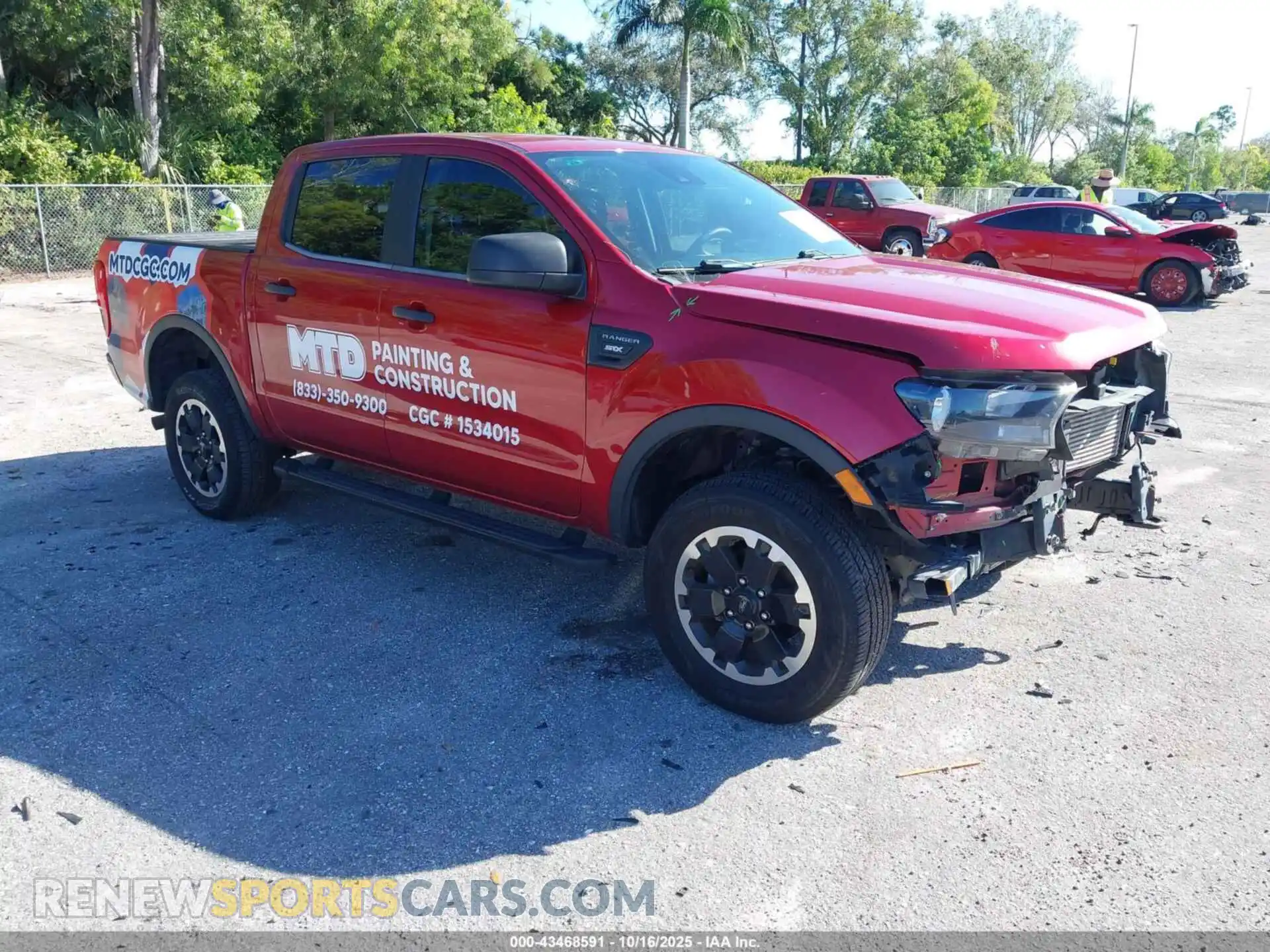 1 Photograph of a damaged car 1FTER4FH1MLD84441 FORD RANGER 2021