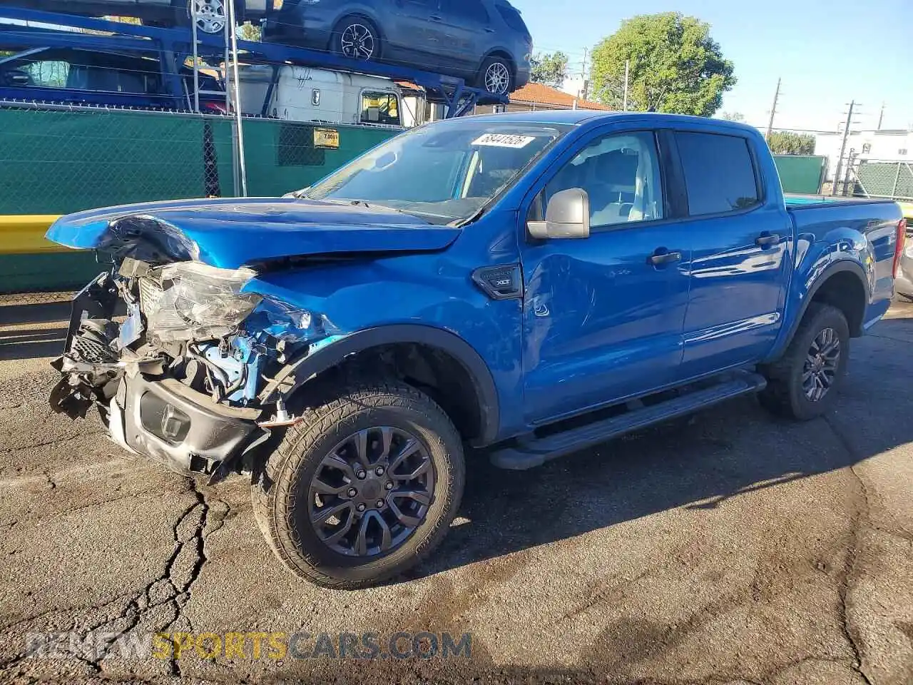 1 Photograph of a damaged car 1FTER4FH4MLD85504 FORD RANGER 2021