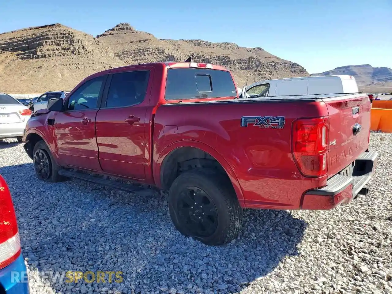 2 fotografías del automóvil dañado 1FTER4FH7MLD60239 FORD RANGER 2021