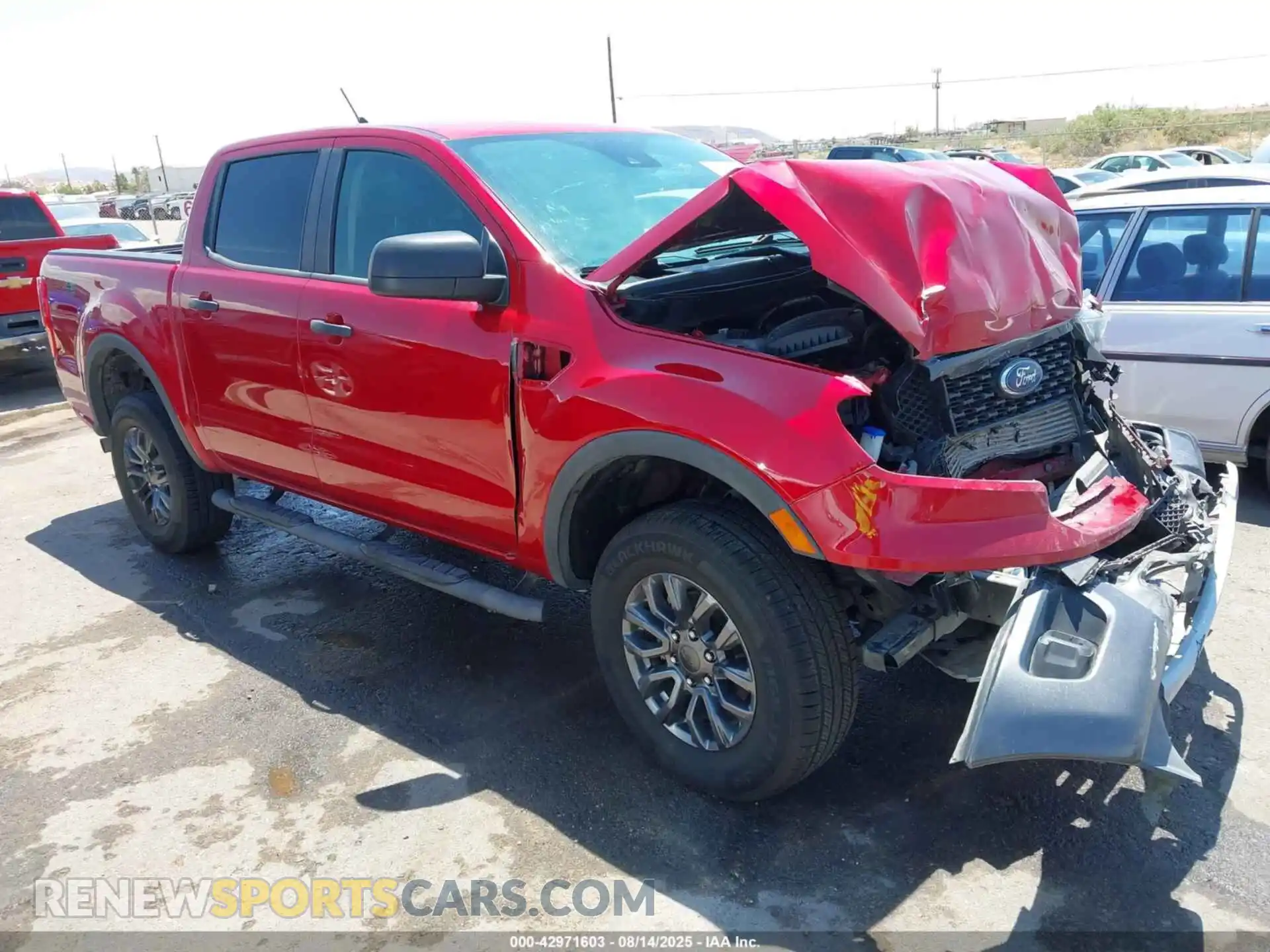 1 Photograph of a damaged car 1FTER4FHXMLD10001 FORD RANGER 2021
