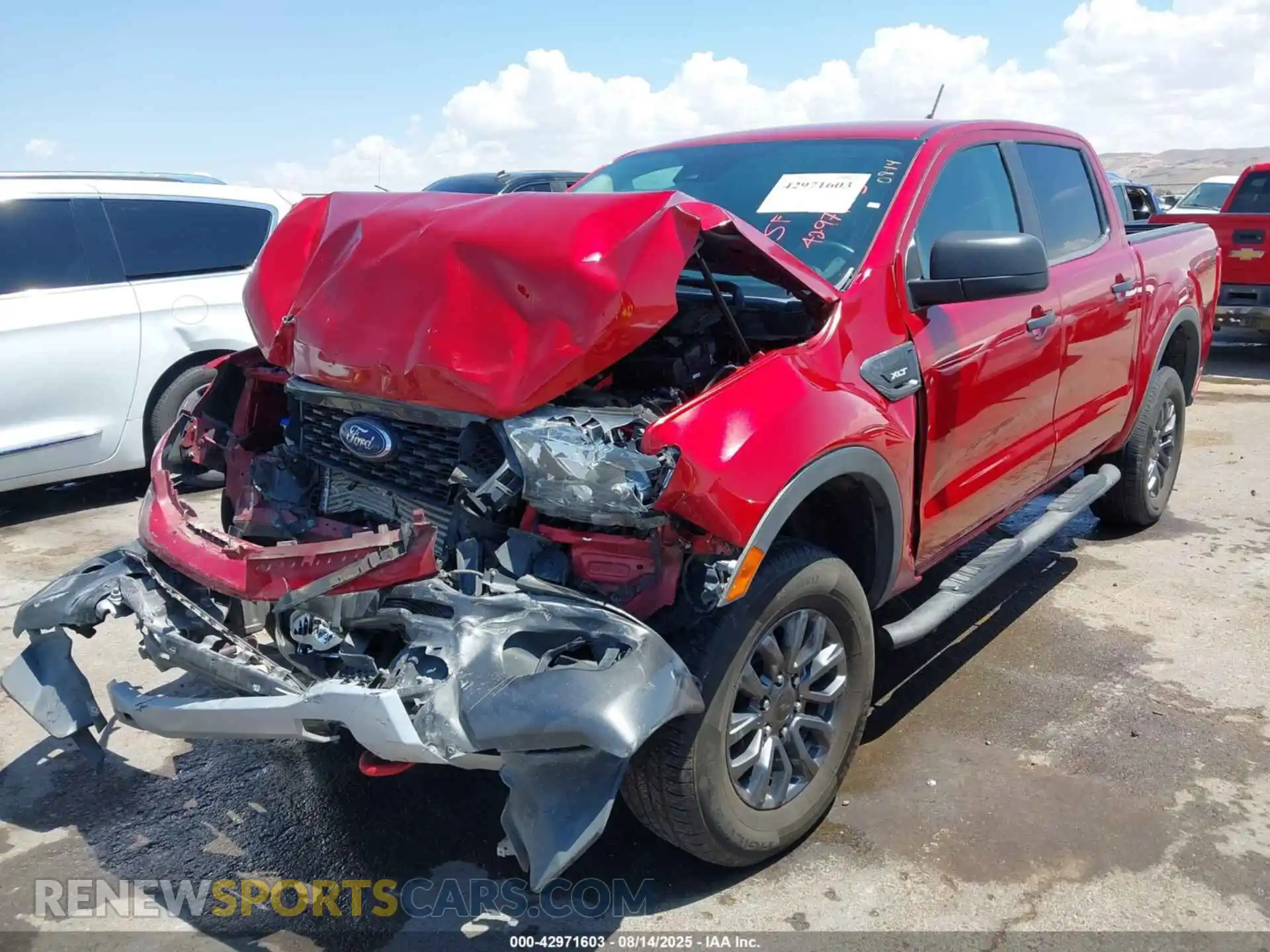 2 Photograph of a damaged car 1FTER4FHXMLD10001 FORD RANGER 2021
