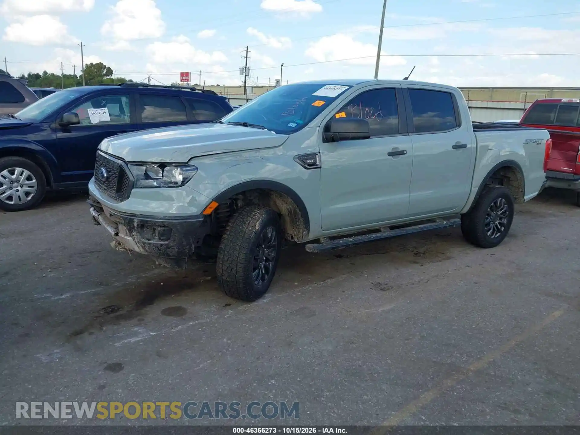 2 fotografías del automóvil dañado 1FTER4FHXMLD54015 FORD RANGER 2021