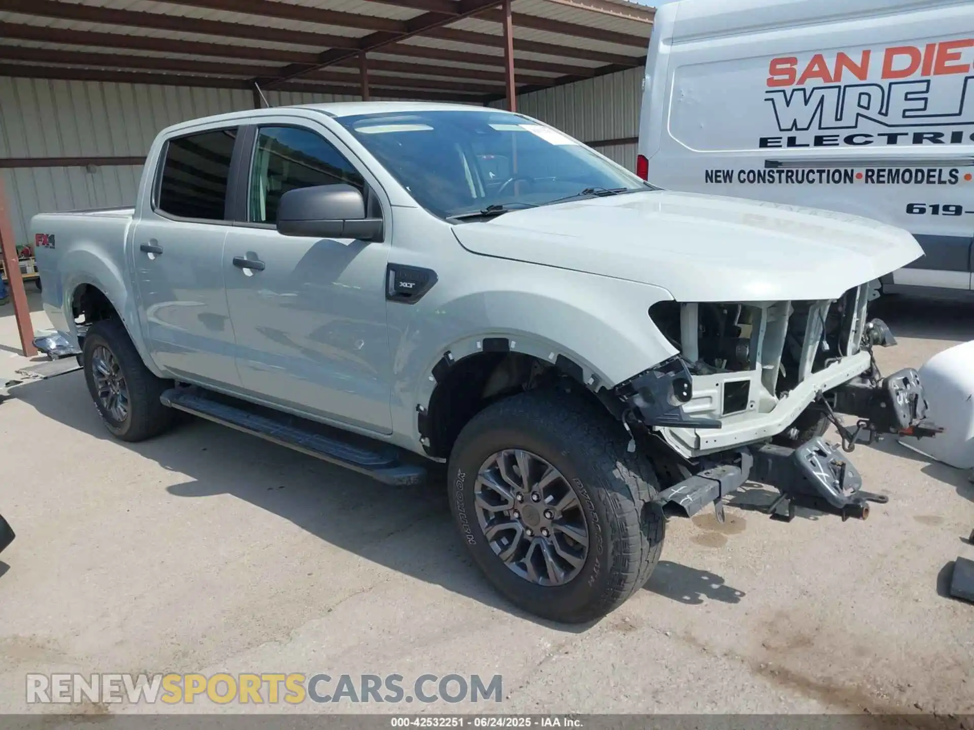 1 Photograph of a damaged car 1FTER4FHXMLD59134 FORD RANGER 2021
