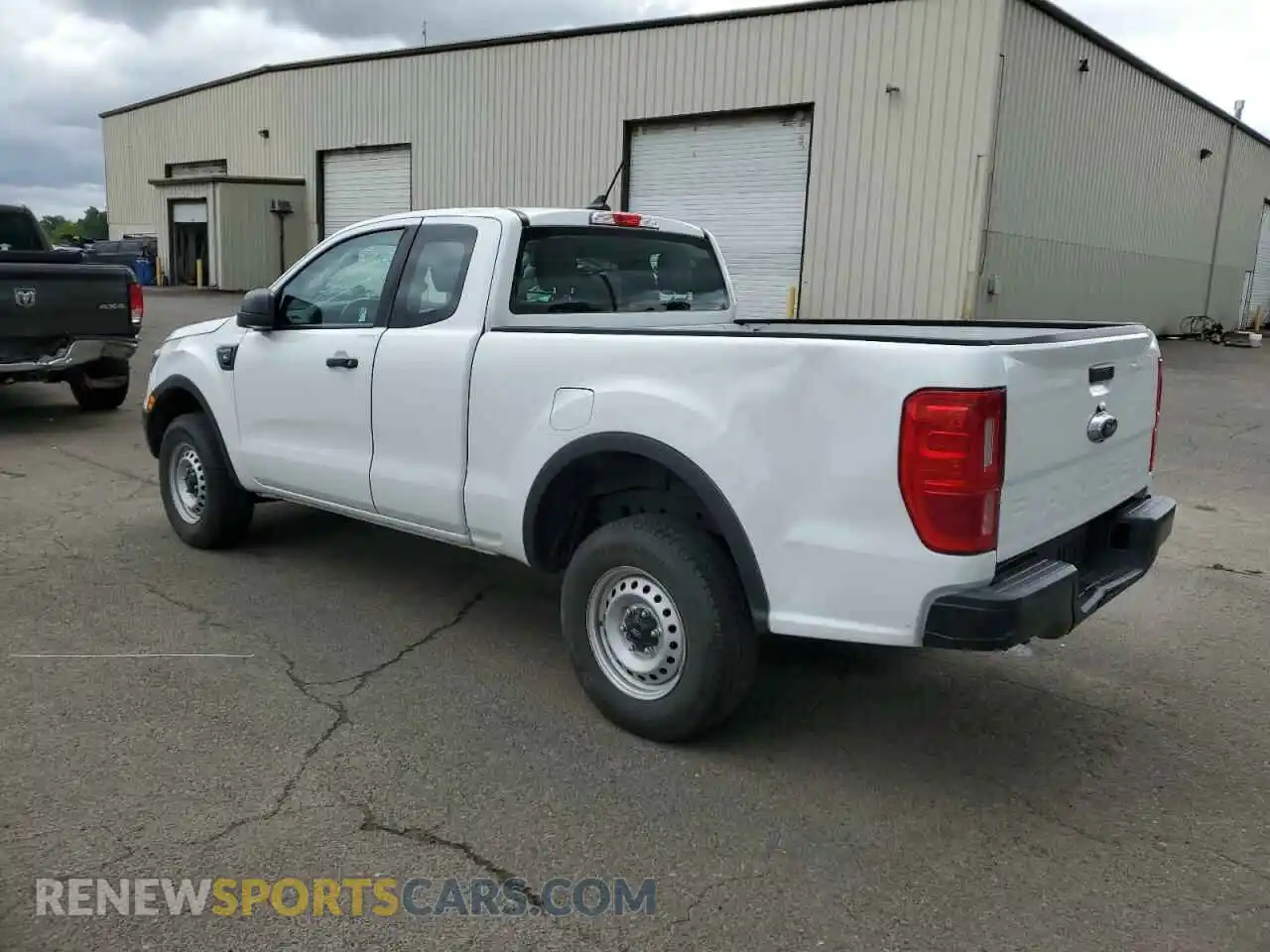 2 fotografías del automóvil dañado 1FTER1EH1NLD20076 FORD RANGER 2022