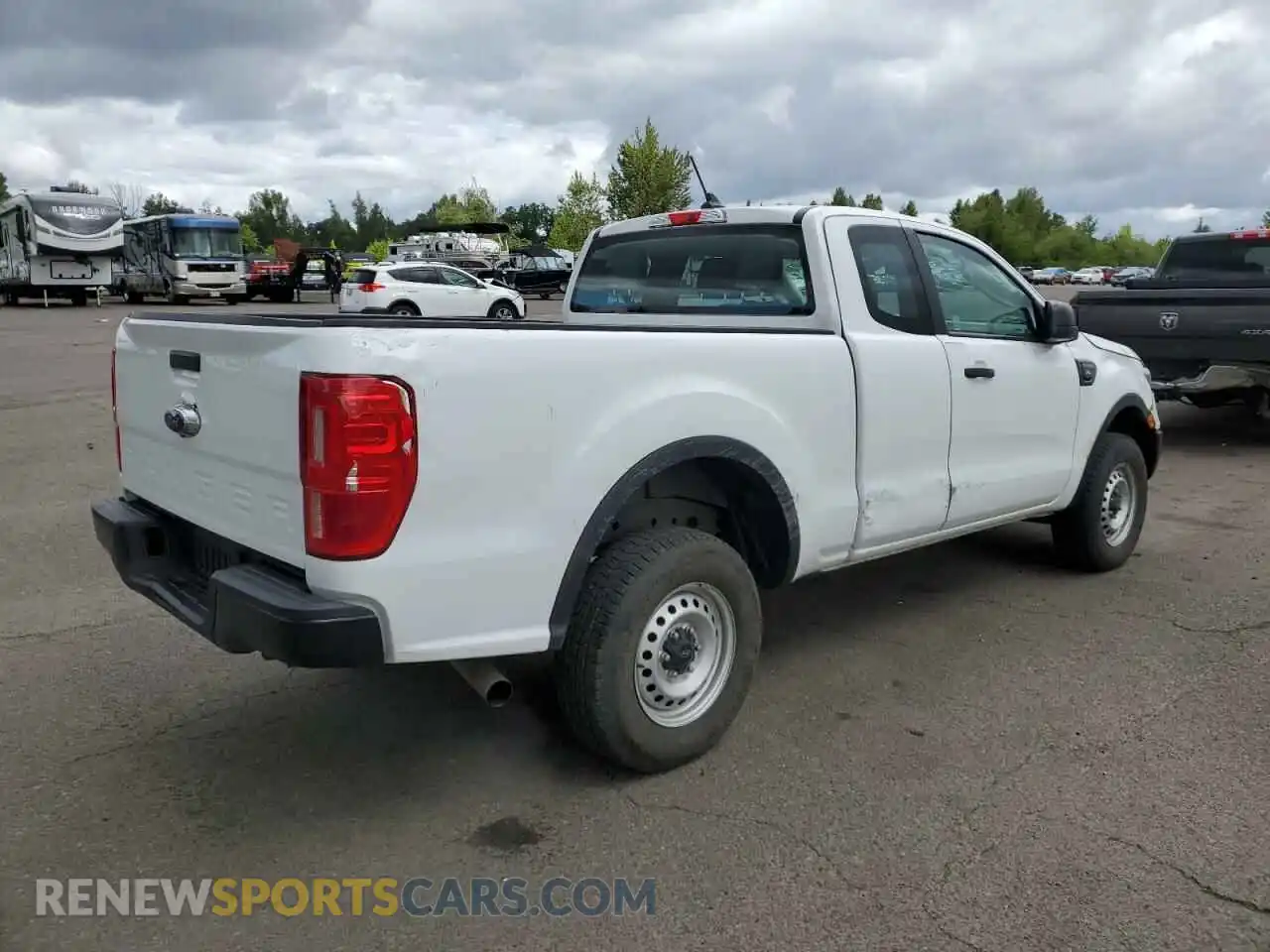 3 fotografías del automóvil dañado 1FTER1EH1NLD20076 FORD RANGER 2022