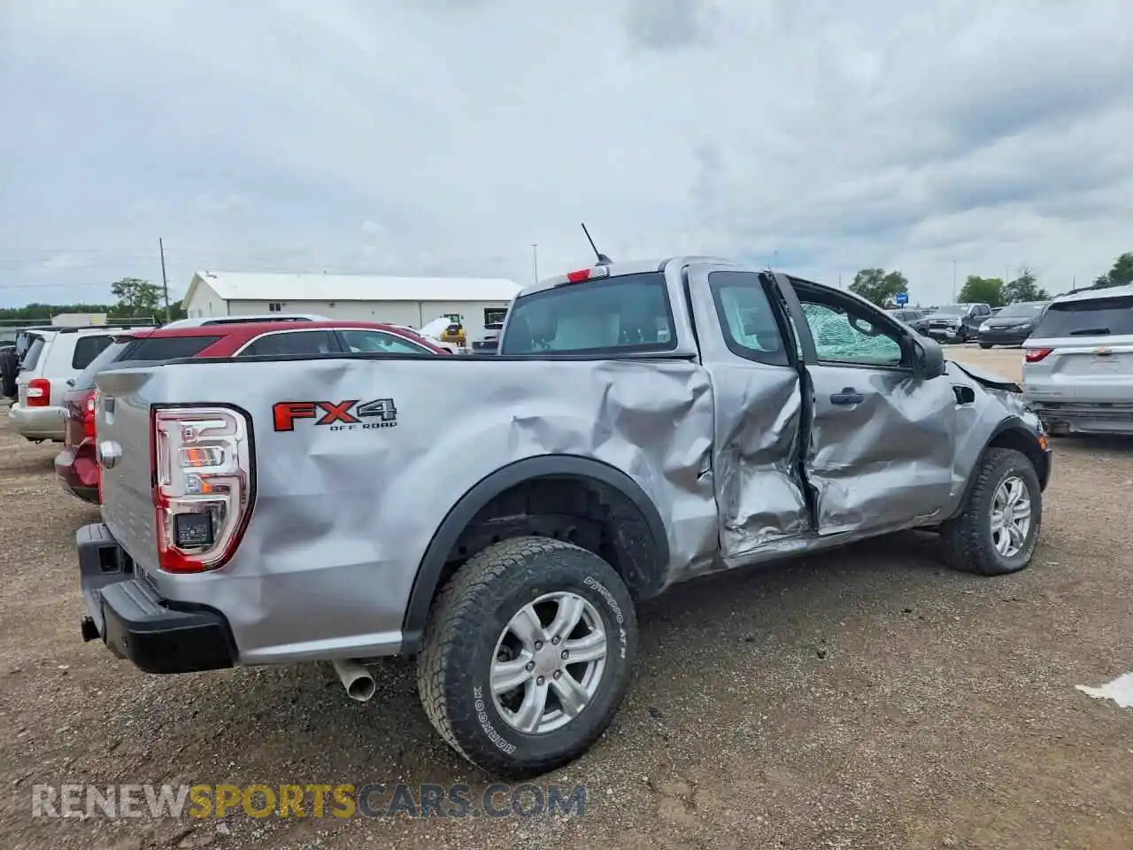 3 fotografías del automóvil dañado 1FTER1FH1PLE16114 FORD RANGER 2023