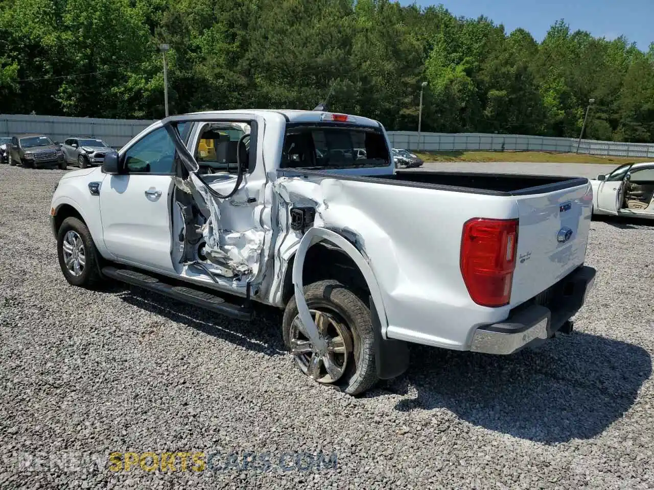 2 fotografías del automóvil dañado 1FTER4EH5PLE35333 FORD RANGER 2023