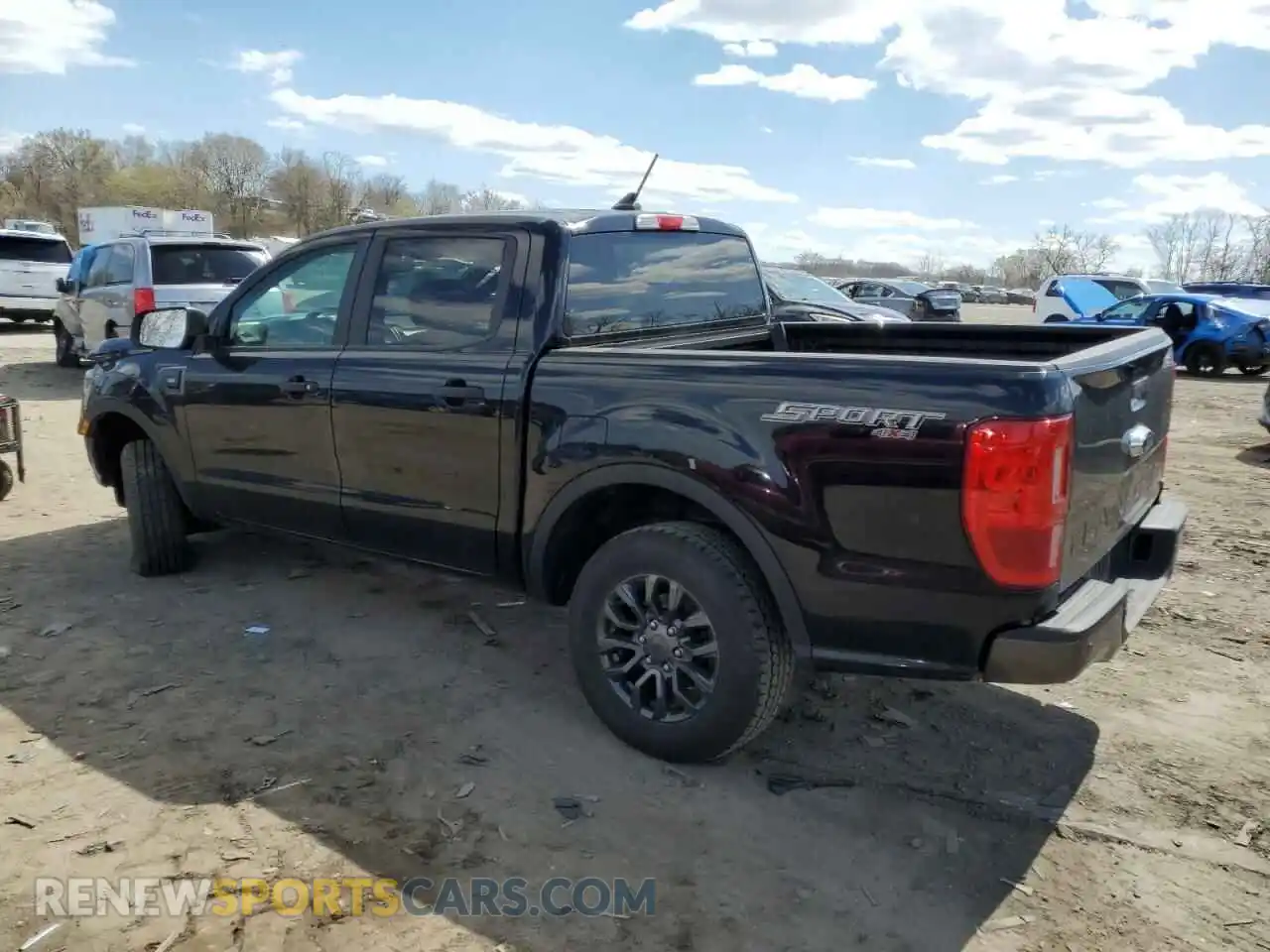 2 fotografías del automóvil dañado 1FTER4FH5PLE12746 FORD RANGER 2023