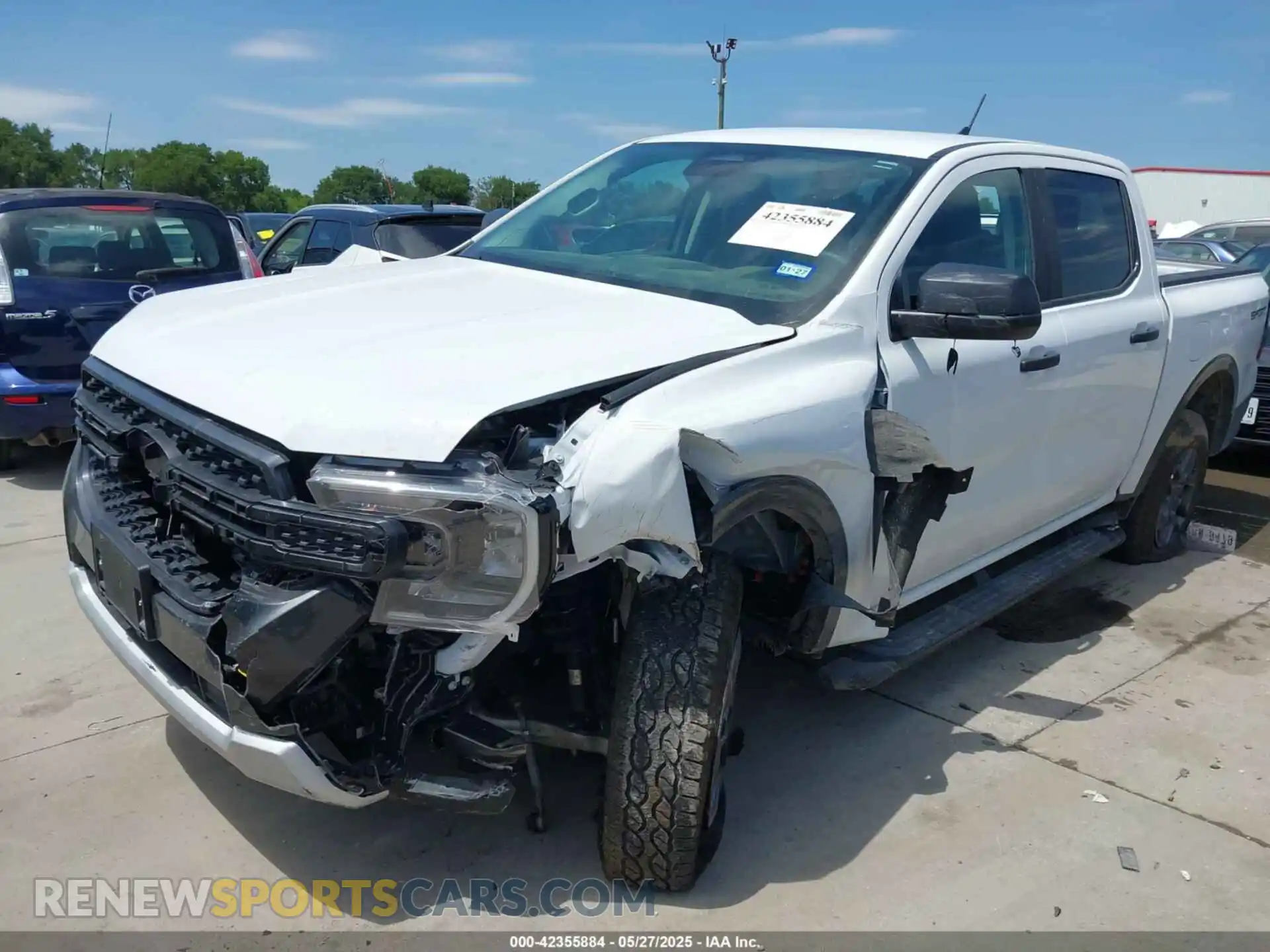 2 fotografías del automóvil dañado 1FTER4GH2RLE37458 FORD RANGER 2024