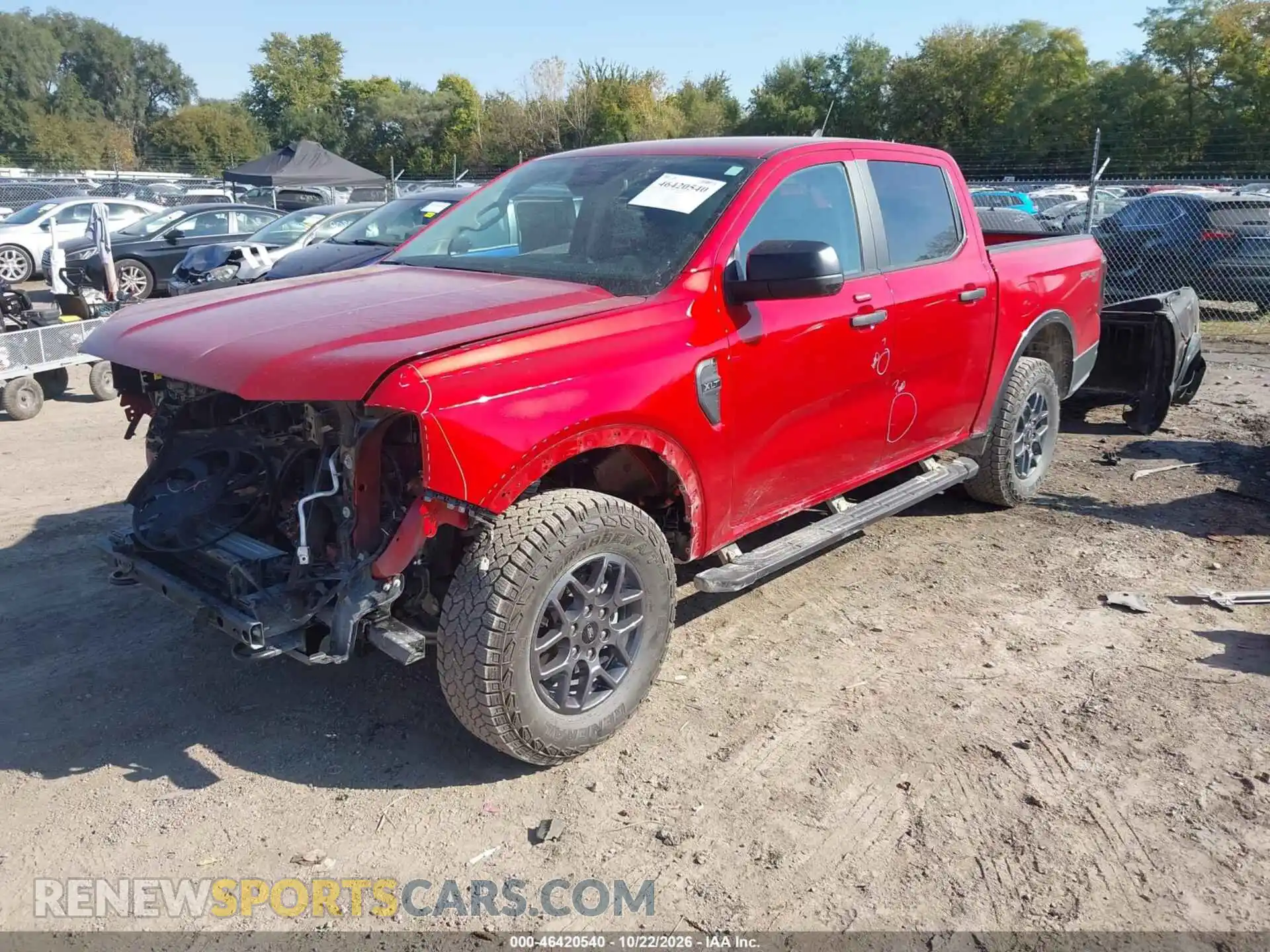 2 fotografías del automóvil dañado 1FTER4HH9RLE64784 FORD RANGER 2024