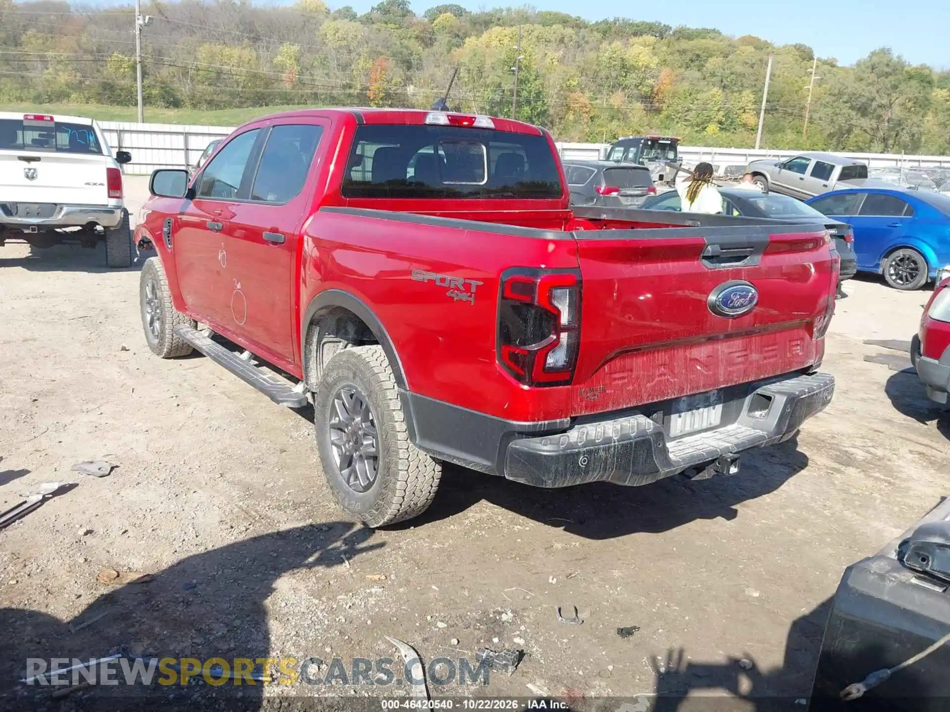 3 fotografías del automóvil dañado 1FTER4HH9RLE64784 FORD RANGER 2024