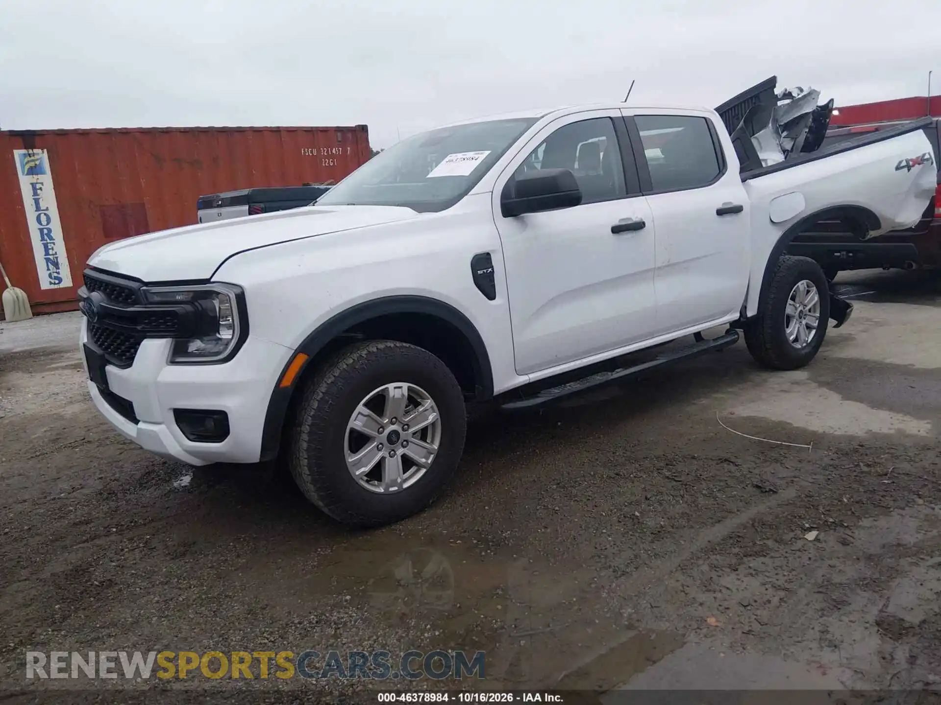 2 fotografías del automóvil dañado 1FTER4PH2RLE54180 FORD RANGER 2024