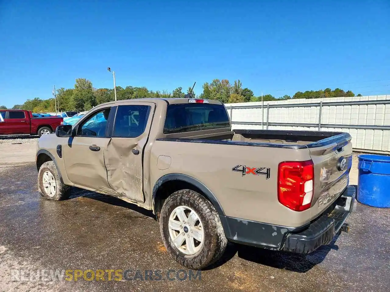 2 fotografías del automóvil dañado 1FTER4PH6SLE39946 FORD RANGER 2025