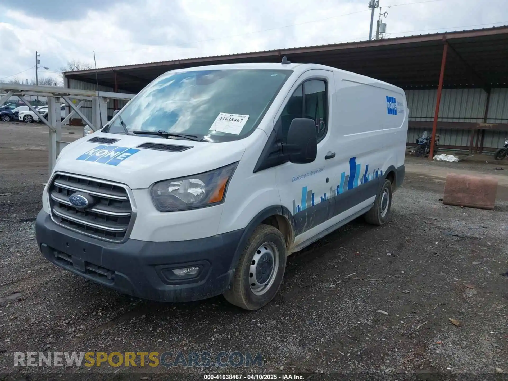 2 Photograph of a damaged car 1FTYE1Y80LKB44001 FORD TRANSIT-150 2020