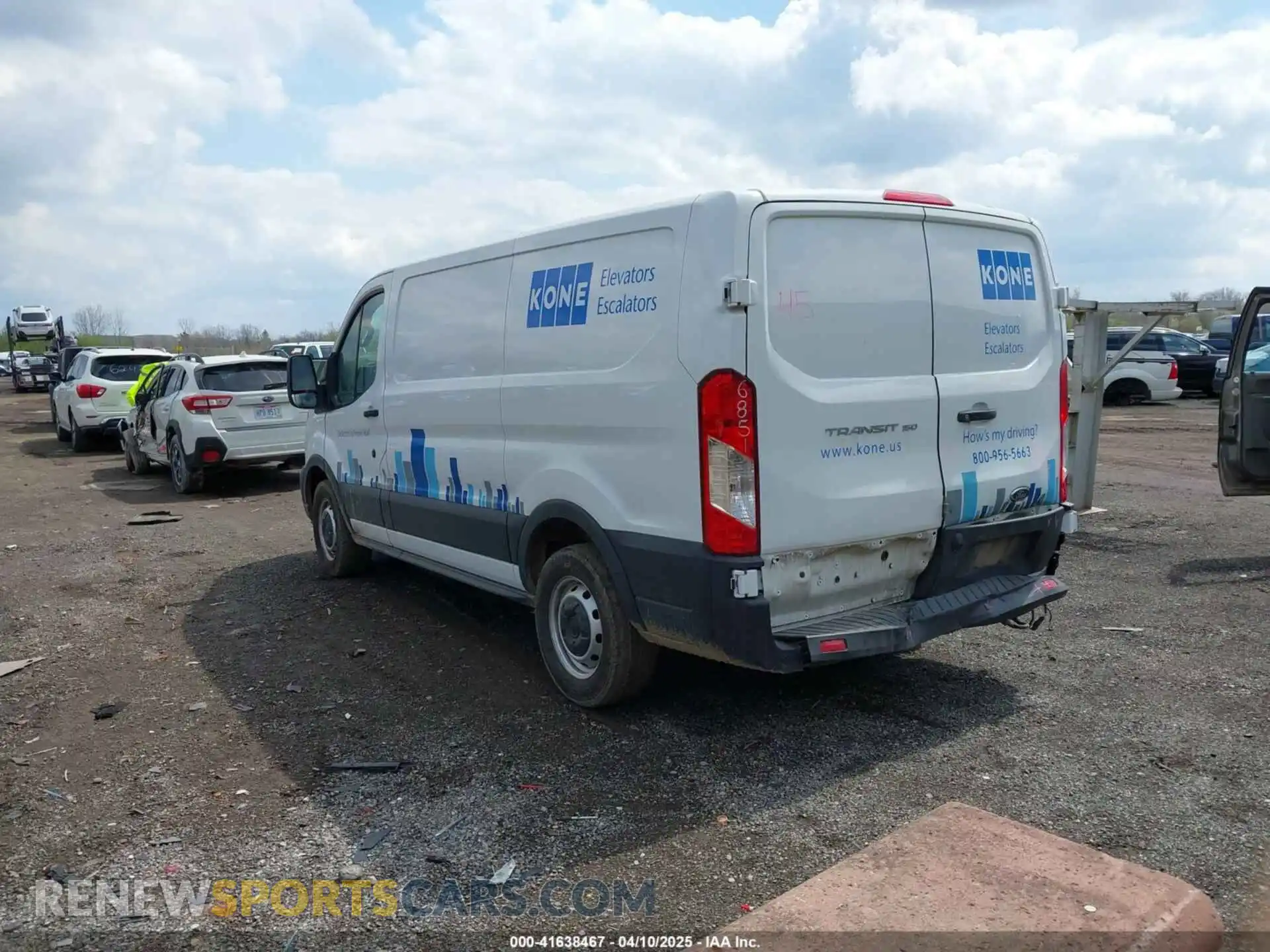 3 Photograph of a damaged car 1FTYE1Y80LKB44001 FORD TRANSIT-150 2020