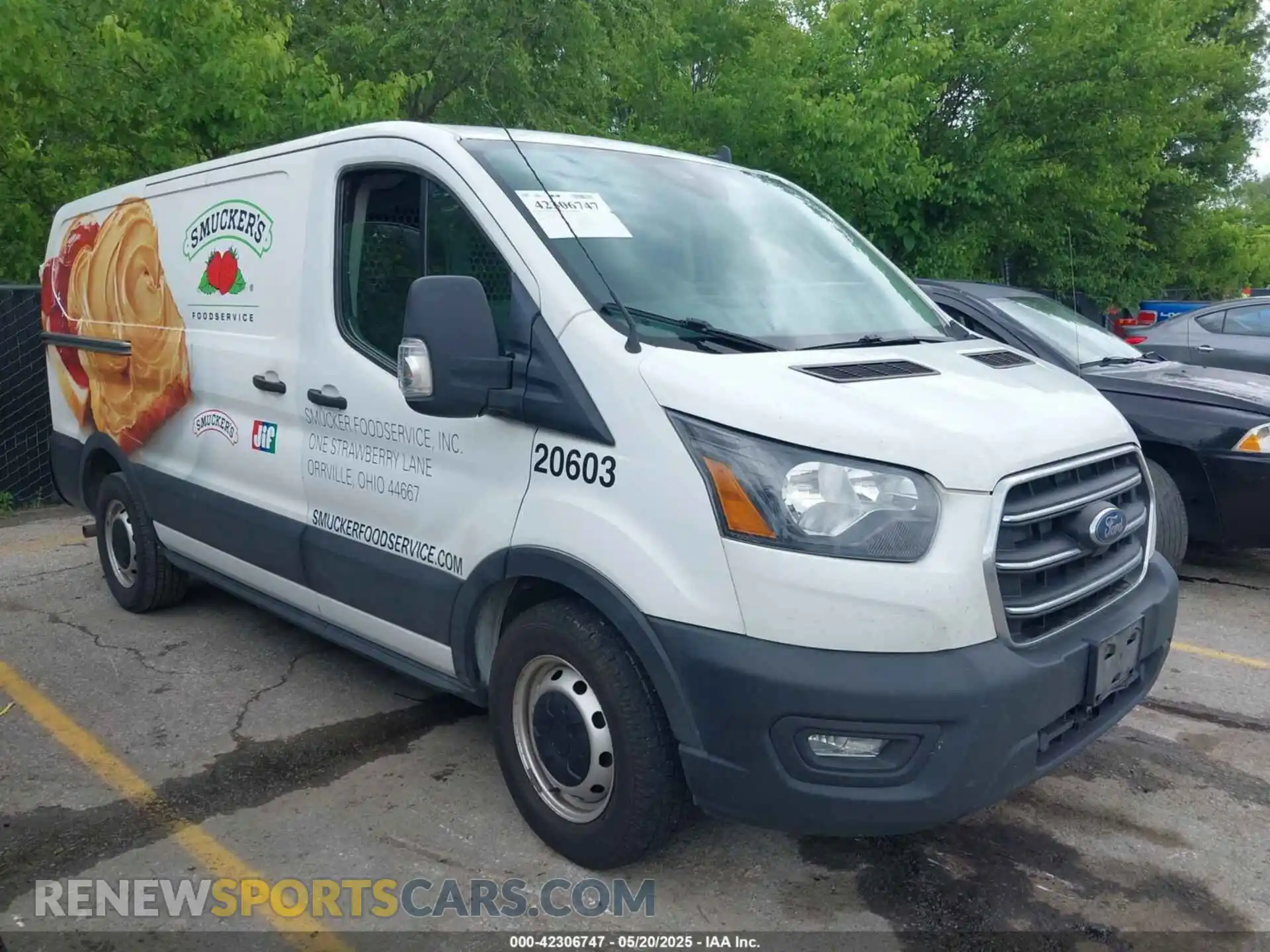 1 Photograph of a damaged car 1FTYE1YG8LKB08273 FORD TRANSIT-150 2020