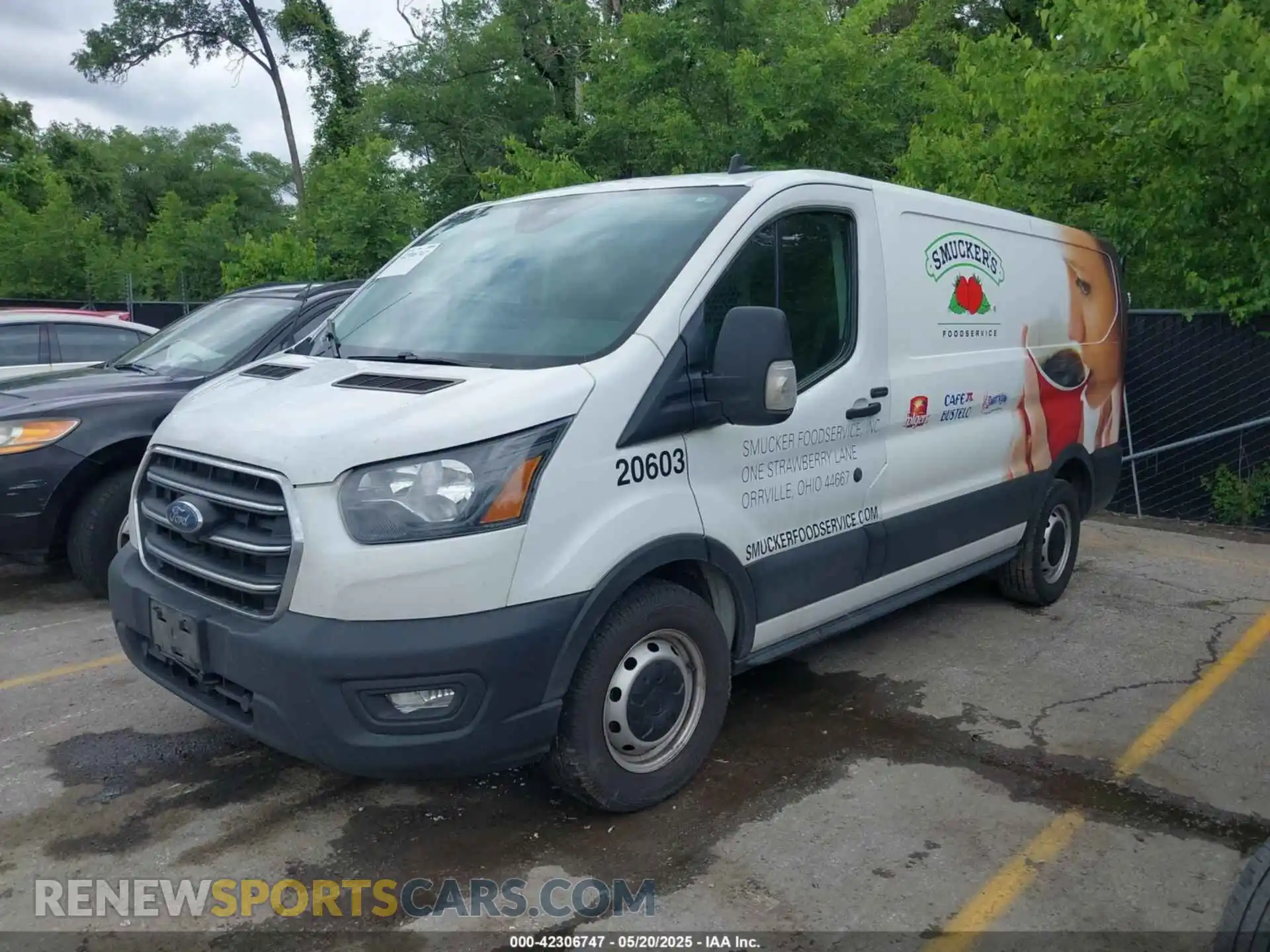 2 Photograph of a damaged car 1FTYE1YG8LKB08273 FORD TRANSIT-150 2020