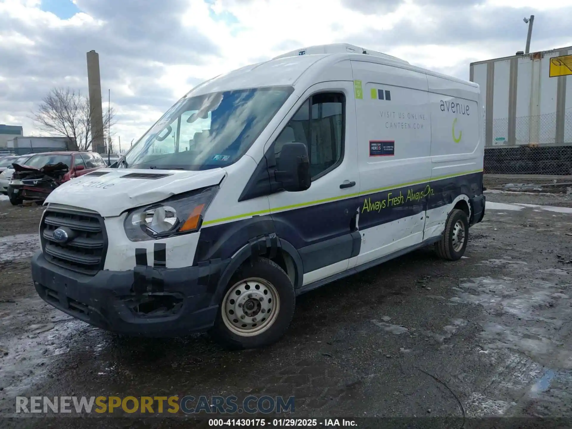 2 Photograph of a damaged car 1FTYE2C87LKA88197 FORD TRANSIT-150 2020