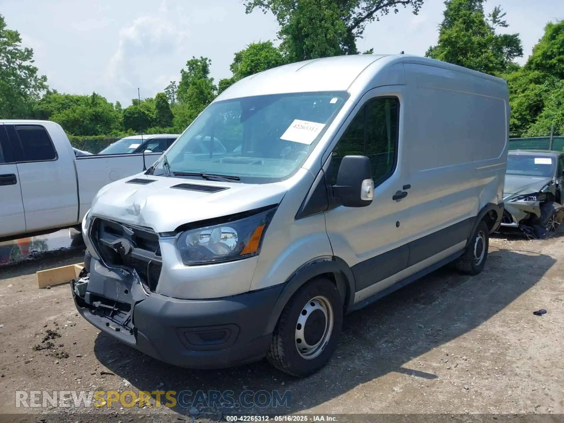 2 Photograph of a damaged car 1FTYE1CG8MKA98319 FORD TRANSIT-150 2021