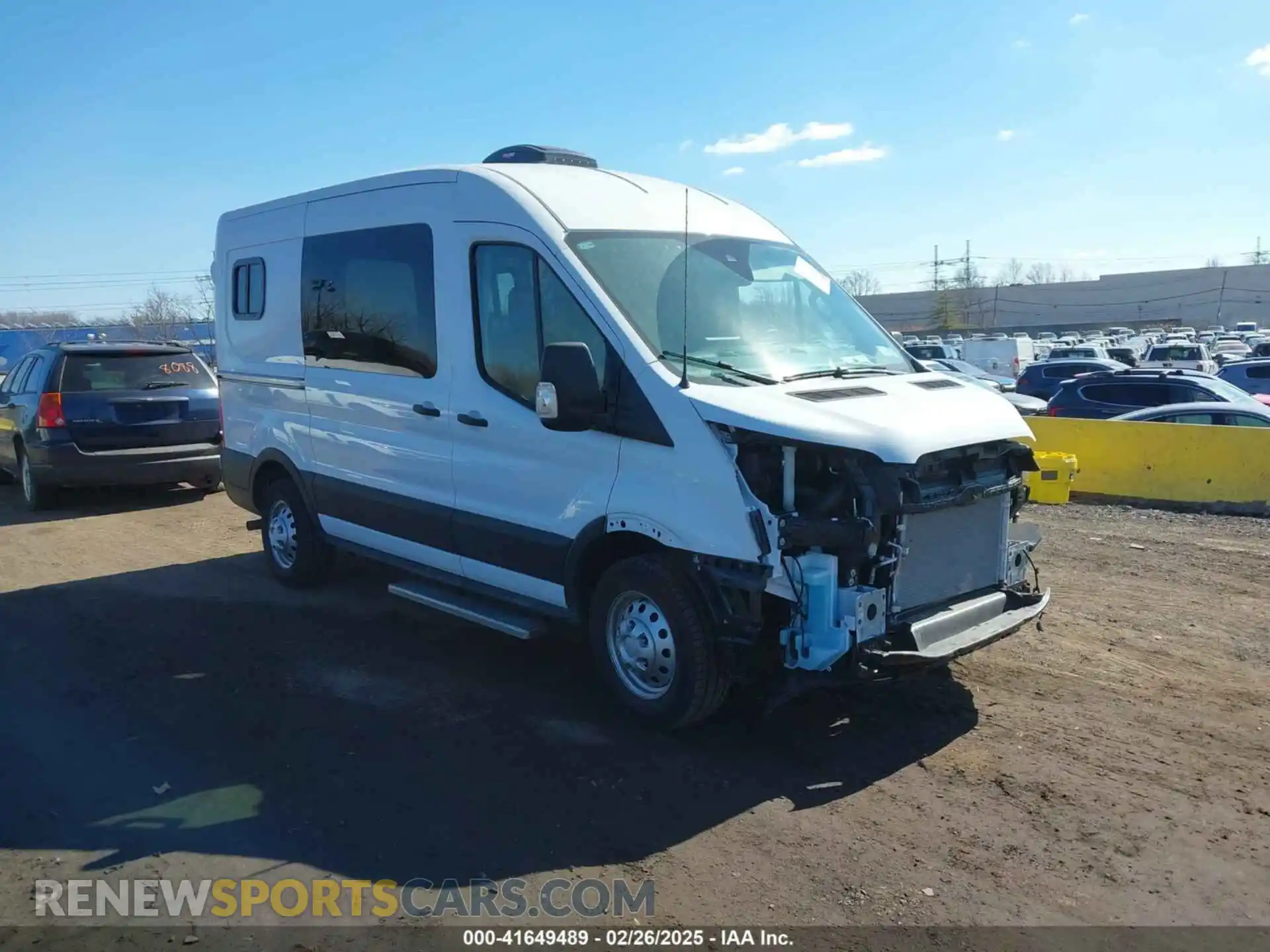 1 Photograph of a damaged car 1FTYE2C84PKB90935 FORD TRANSIT-150 2023