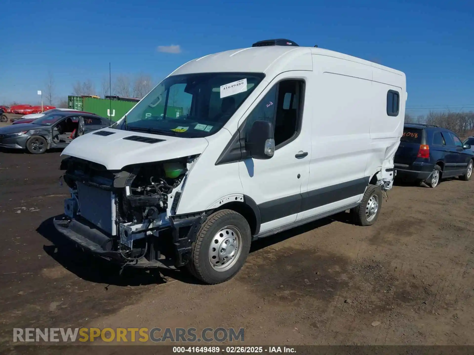 2 Photograph of a damaged car 1FTYE2C84PKB90935 FORD TRANSIT-150 2023