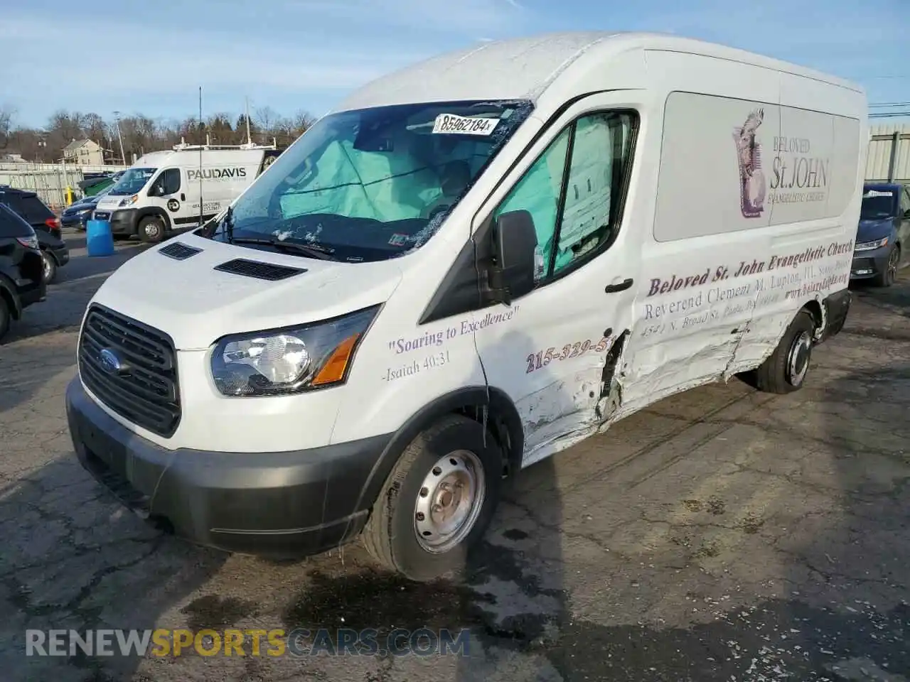 1 Photograph of a damaged car 1FBAX2CM4KKA34304 FORD TRANSIT 2019