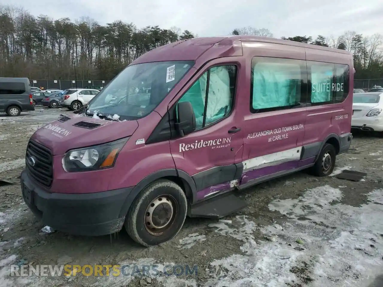 1 Photograph of a damaged car 1FBAX2CM5KKA96715 FORD TRANSIT 2019