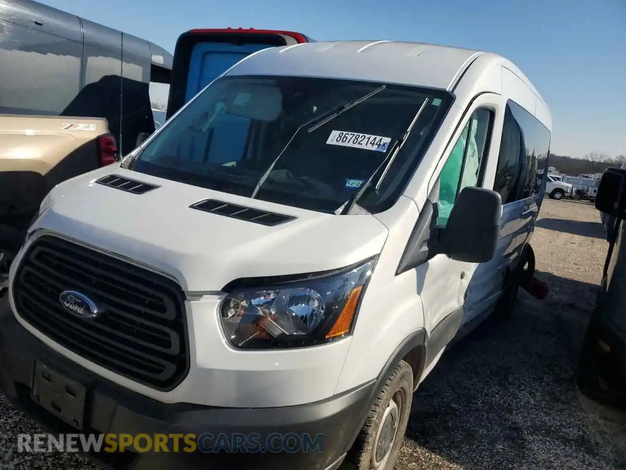1 Photograph of a damaged car 1FBAX2CM6KKA28228 FORD TRANSIT 2019