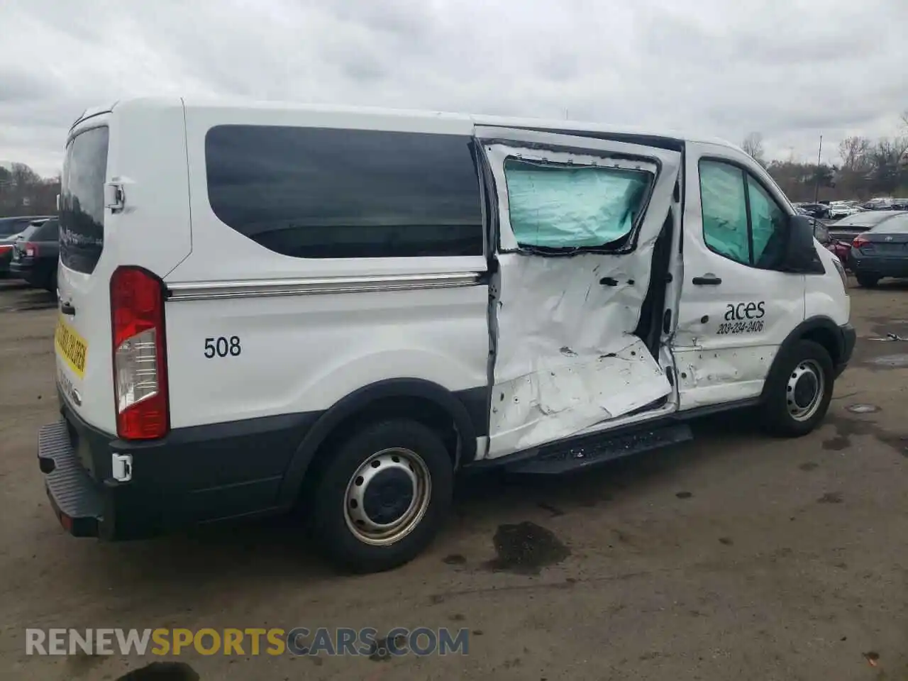 3 Photograph of a damaged car 1FMZK1YM6KKB66850 FORD TRANSIT 2019