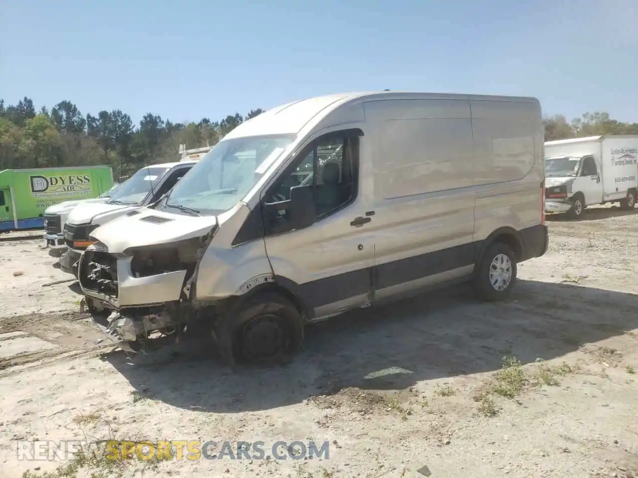 1 Photograph of a damaged car 1FTBW9CG2KKB04159 FORD TRANSIT 2019