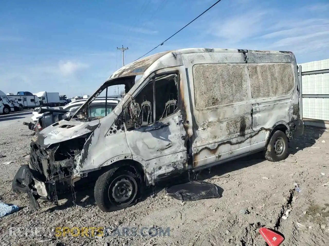 1 Photograph of a damaged car 1FTYR2CM2KKA15478 FORD TRANSIT 2019