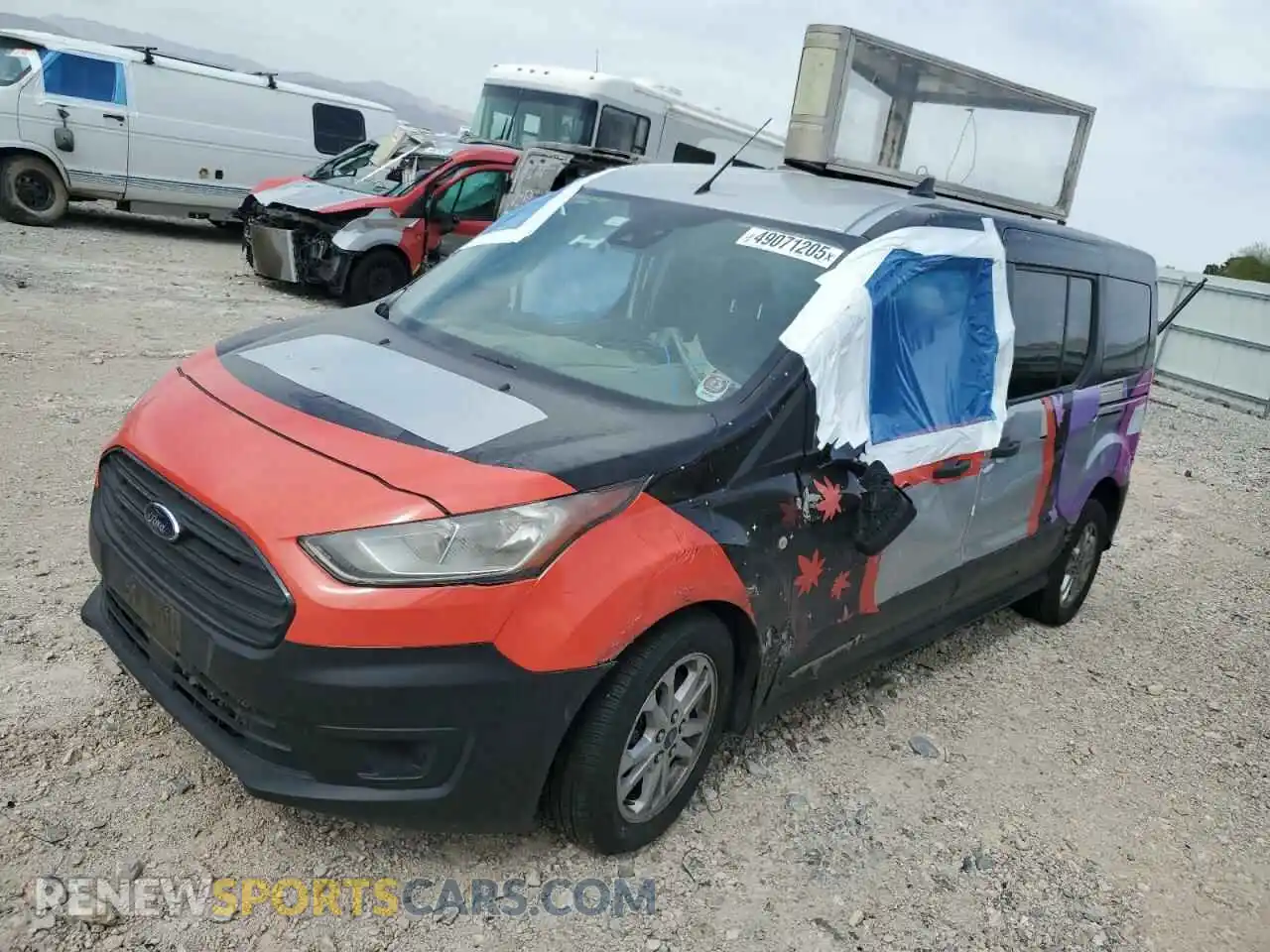 1 Photograph of a damaged car NM0GE9E71K1415462 FORD TRANSIT 2019