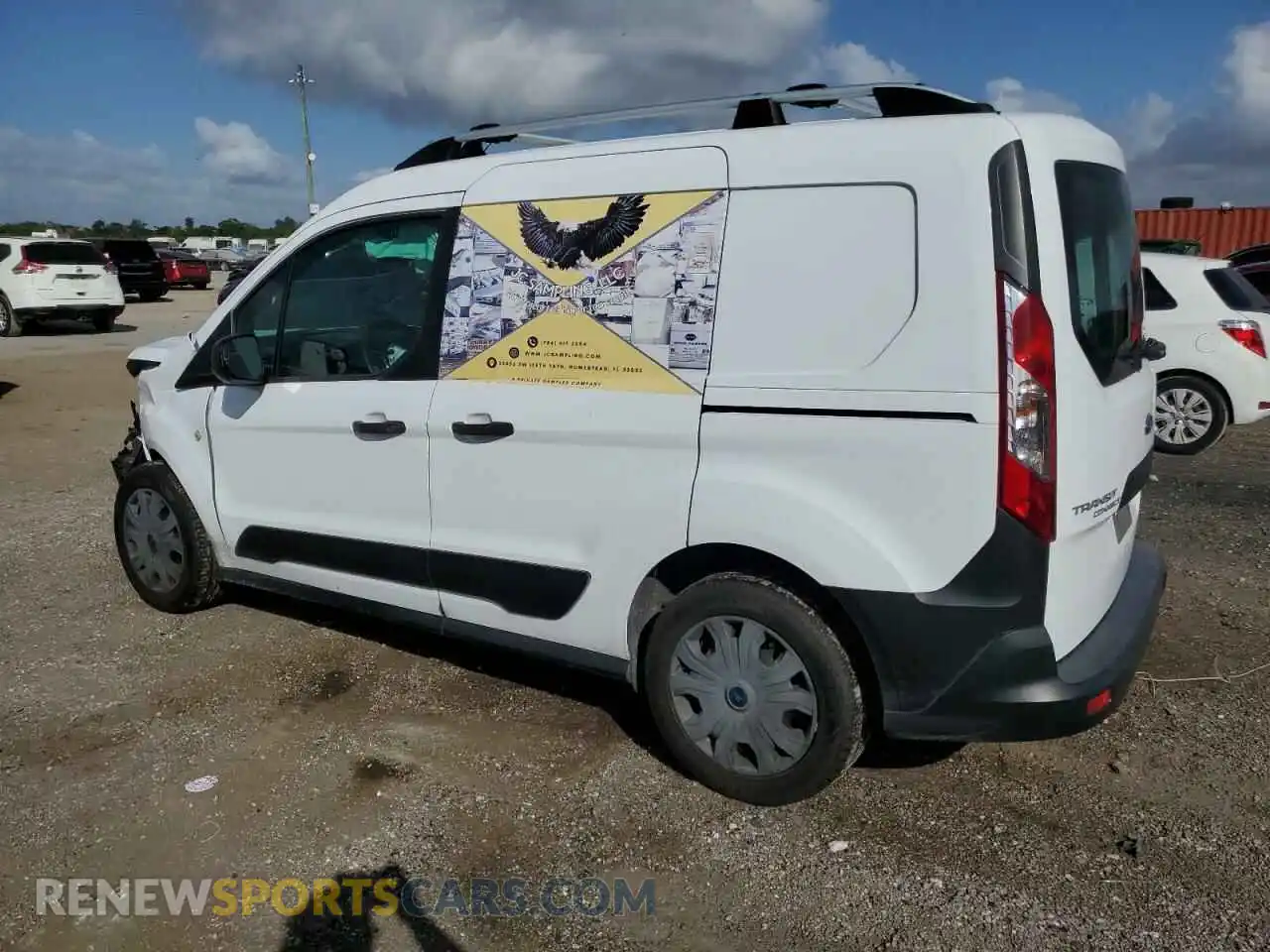 2 Photograph of a damaged car NM0LE6E22K1387821 FORD TRANSIT 2019