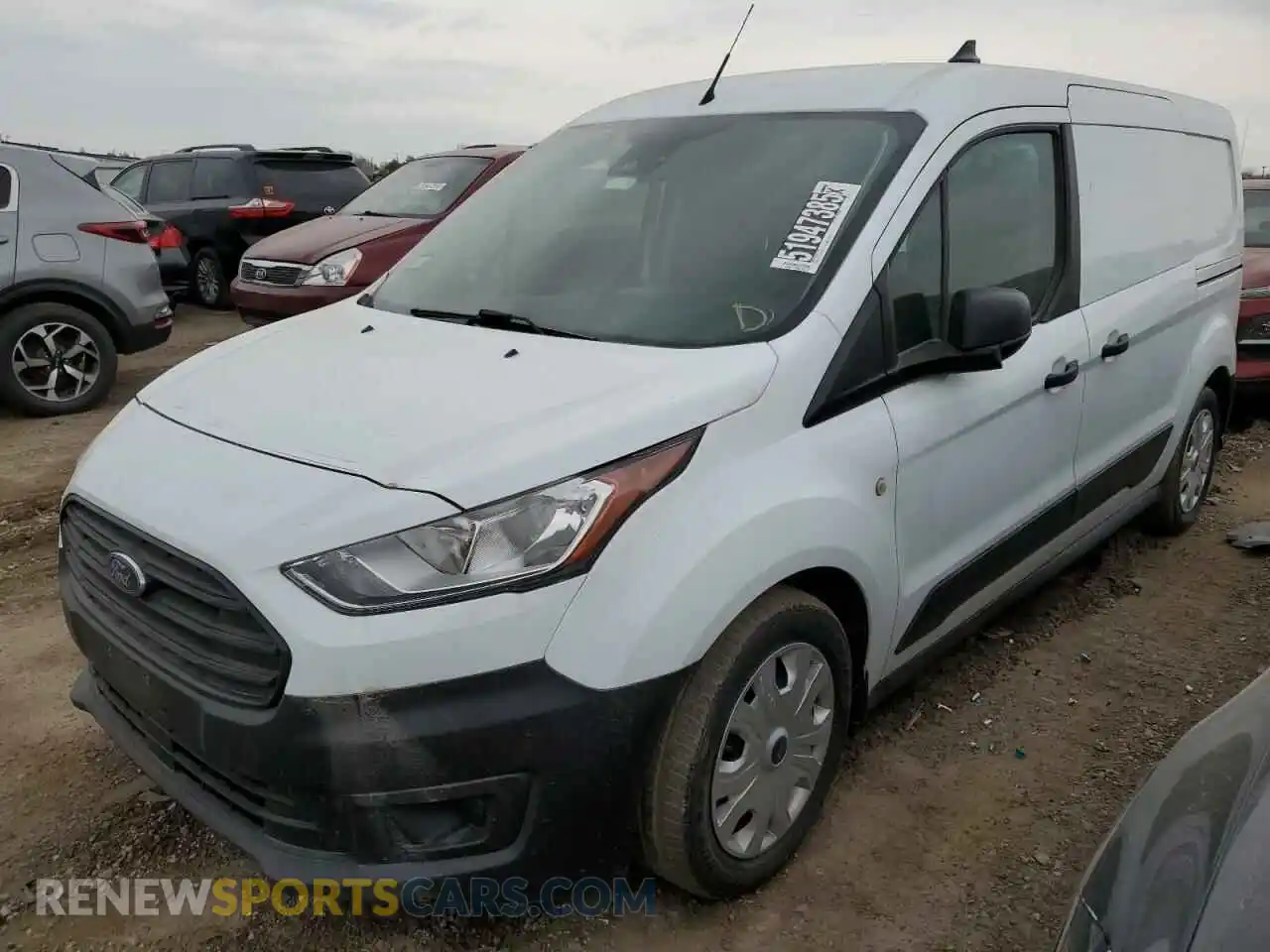 1 Photograph of a damaged car NM0LE7E23K1431718 FORD TRANSIT 2019