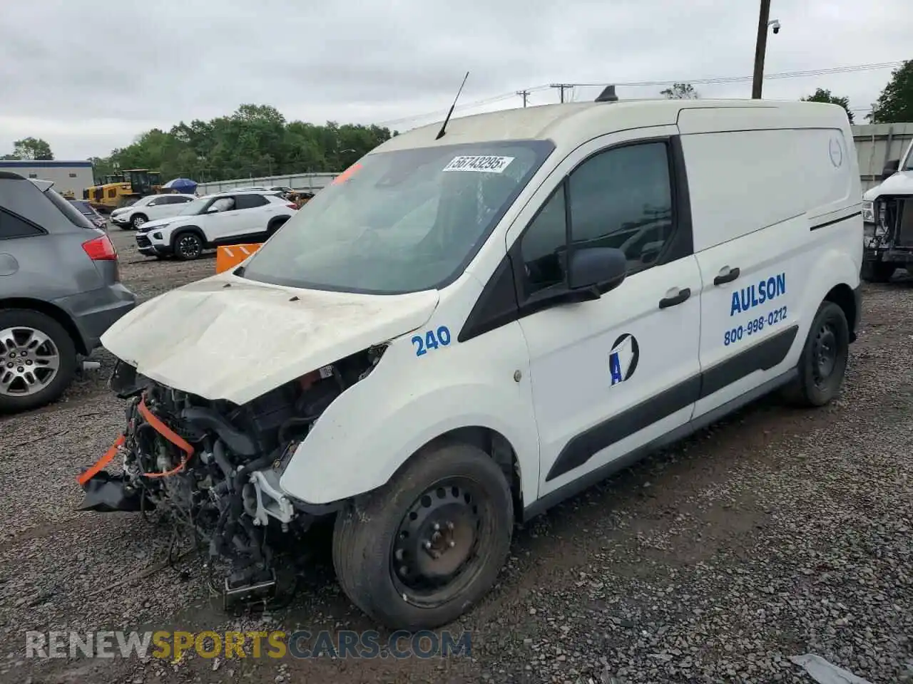 1 Photograph of a damaged car NM0LS7E25K1387097 FORD TRANSIT 2019