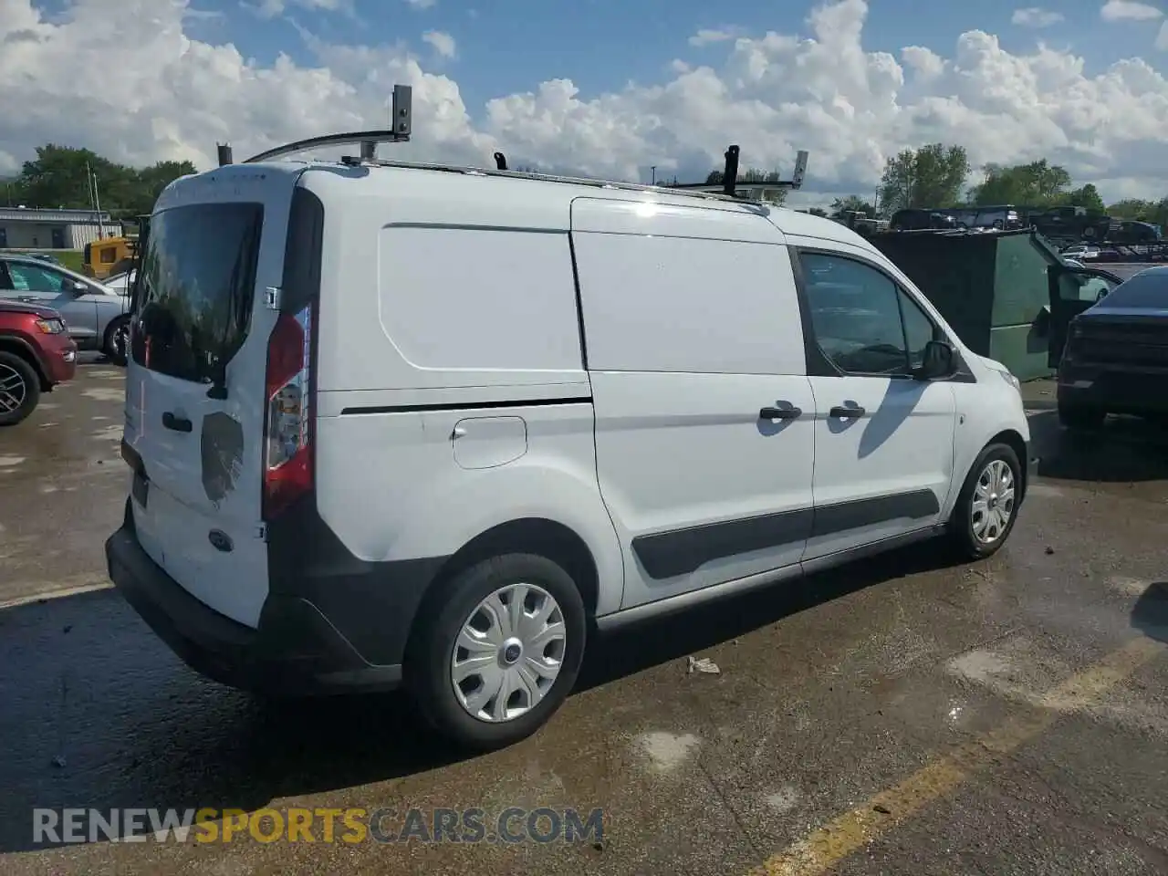 3 fotografías del automóvil dañado NM0LS7E28K1396019 FORD TRANSIT 2019