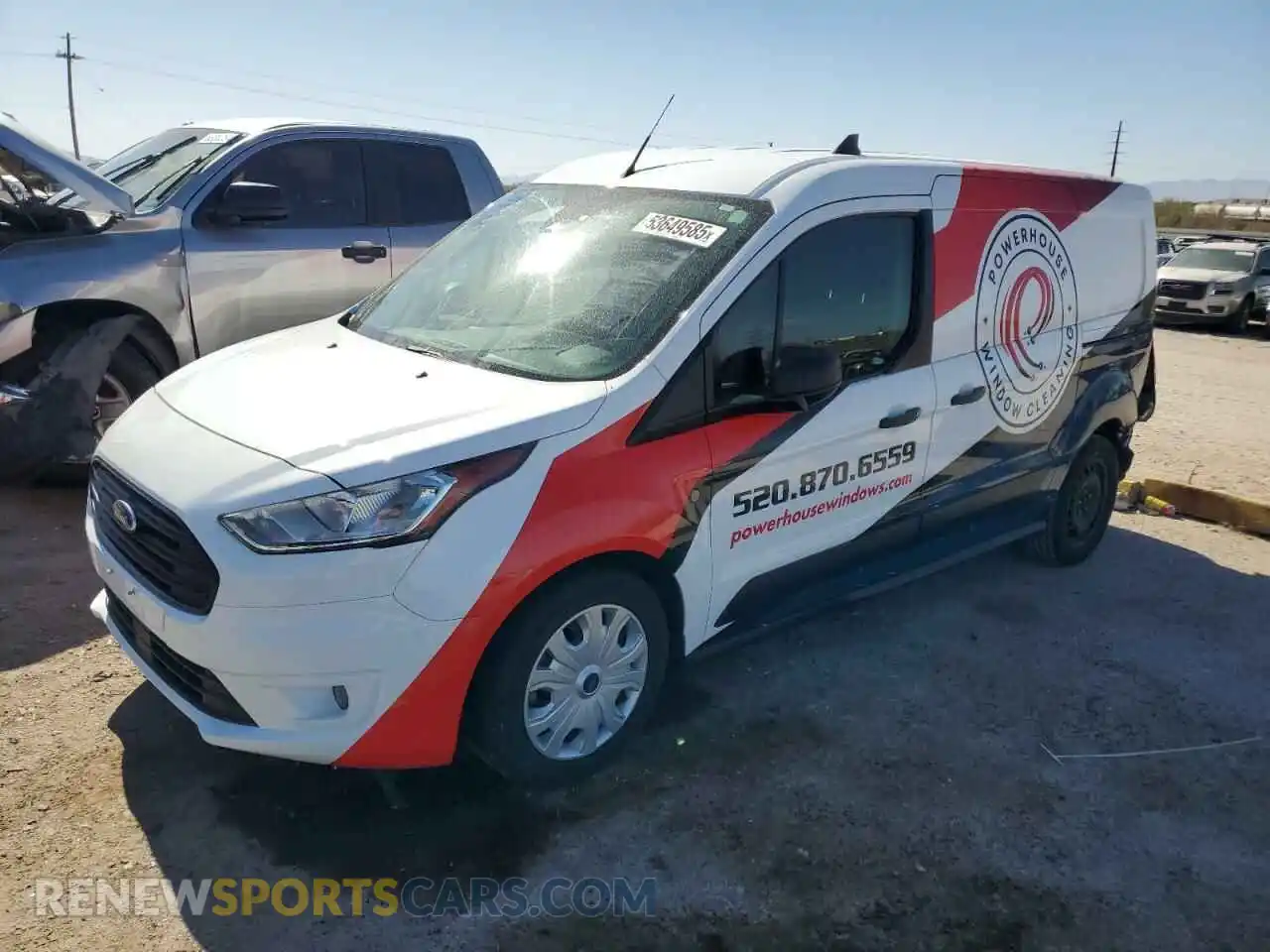 1 Photograph of a damaged car NM0LS7F2XK1428189 FORD TRANSIT 2019
