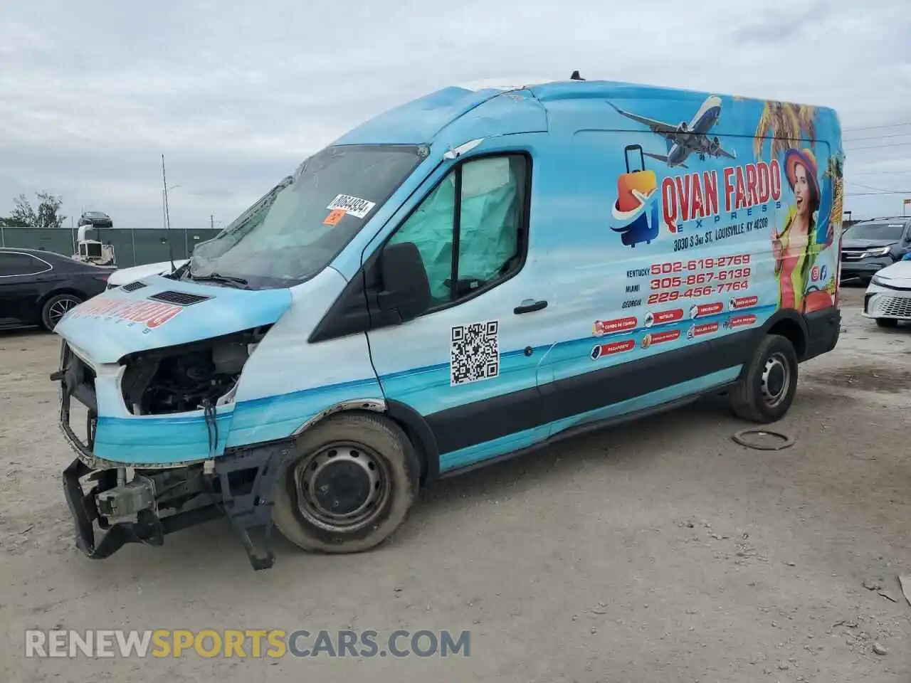 1 Photograph of a damaged car 1FTBR1C88LKB49612 FORD TRANSIT 2020