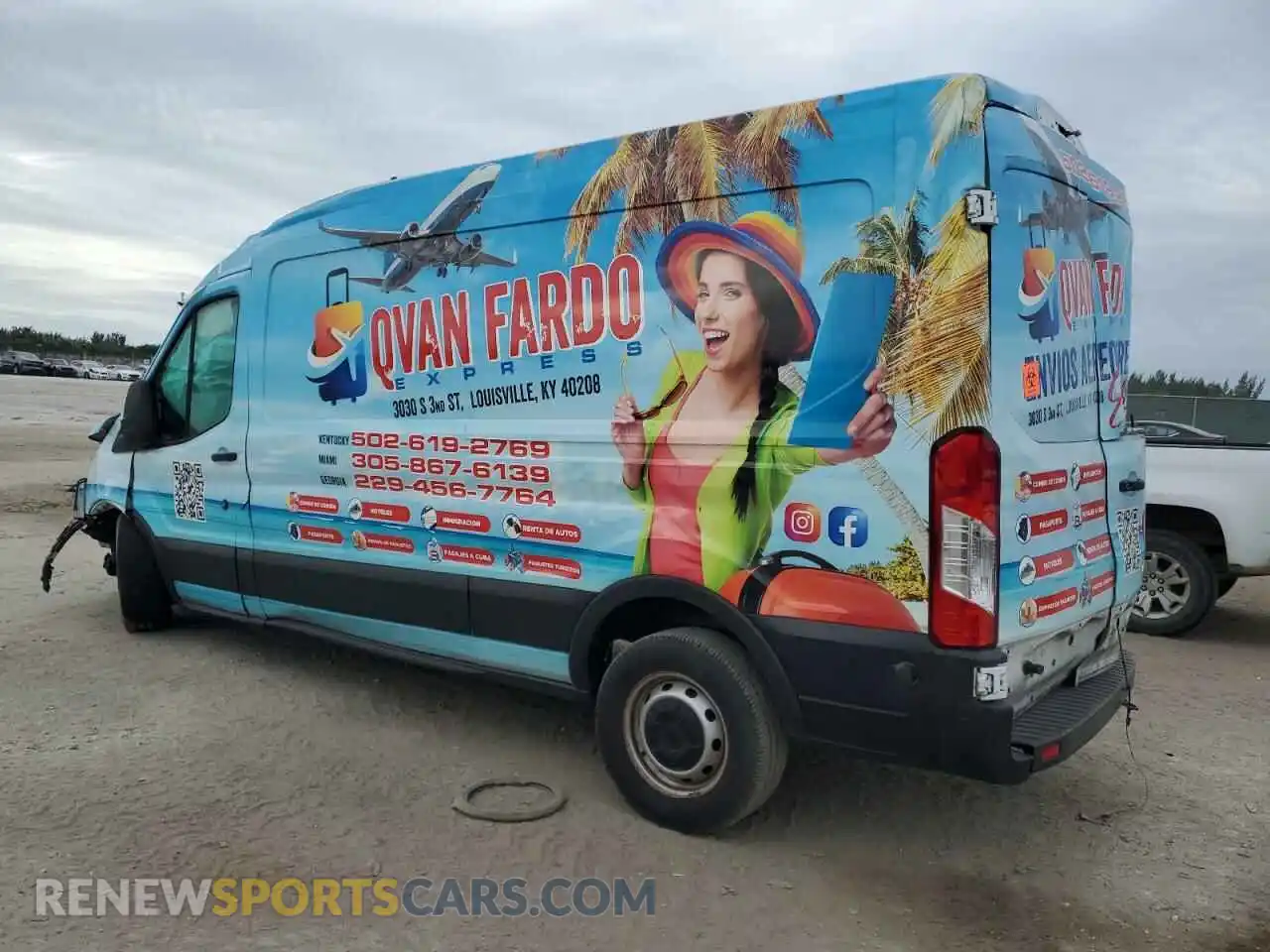 2 Photograph of a damaged car 1FTBR1C88LKB49612 FORD TRANSIT 2020