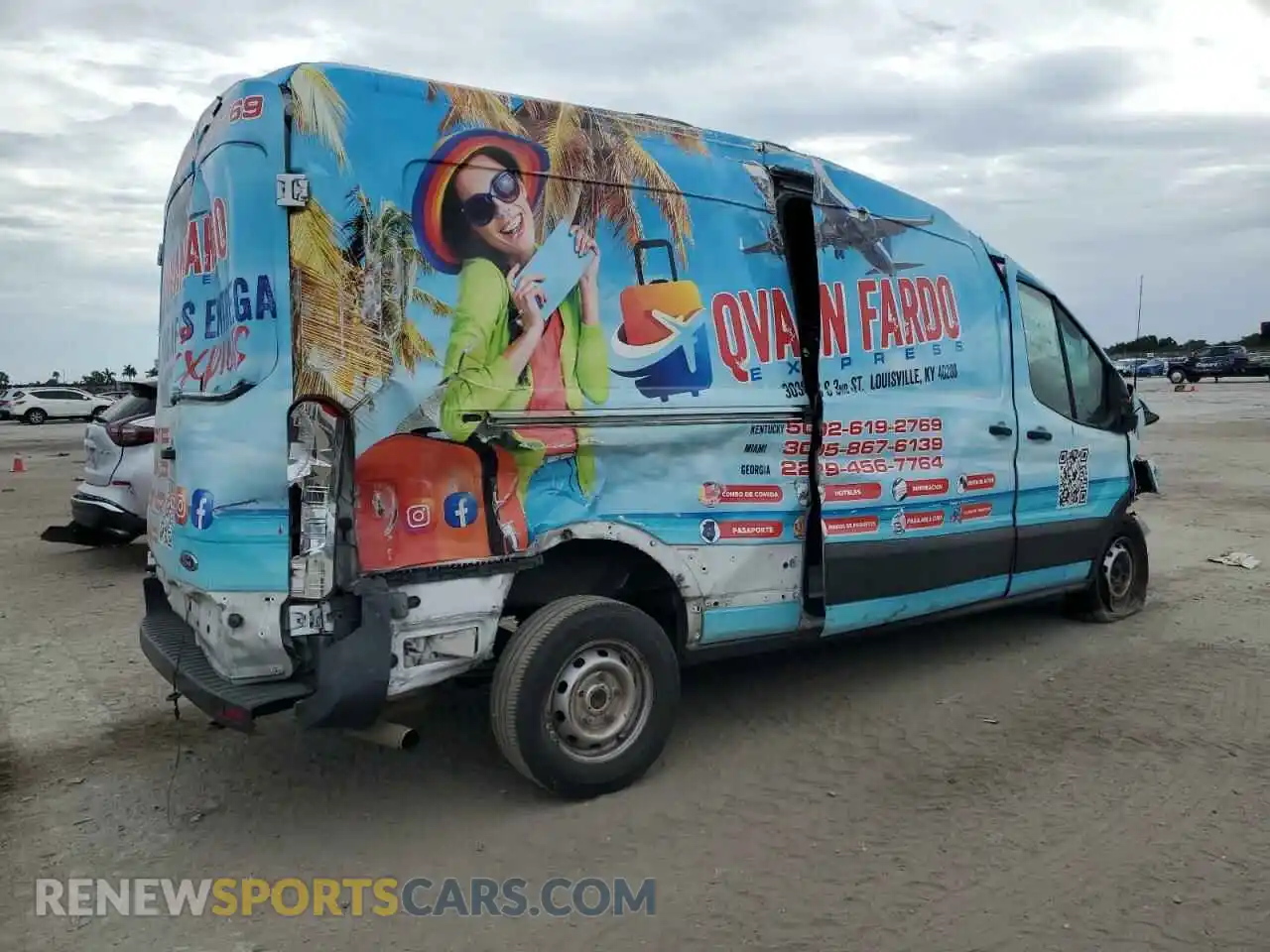 3 Photograph of a damaged car 1FTBR1C88LKB49612 FORD TRANSIT 2020