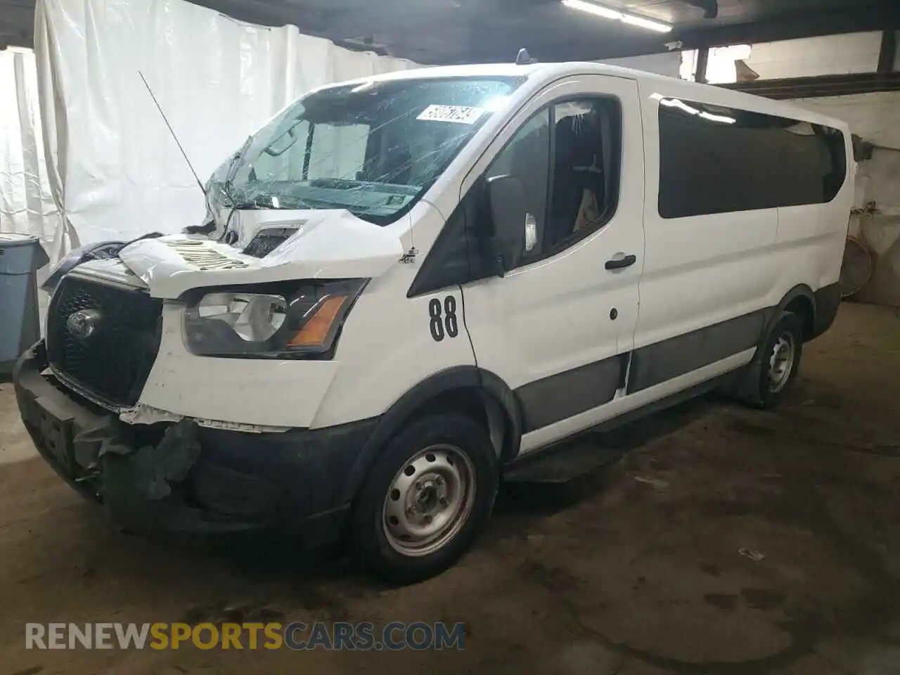 1 Photograph of a damaged car 1FMZK1Y81NKA47868 FORD TRANSIT 2022