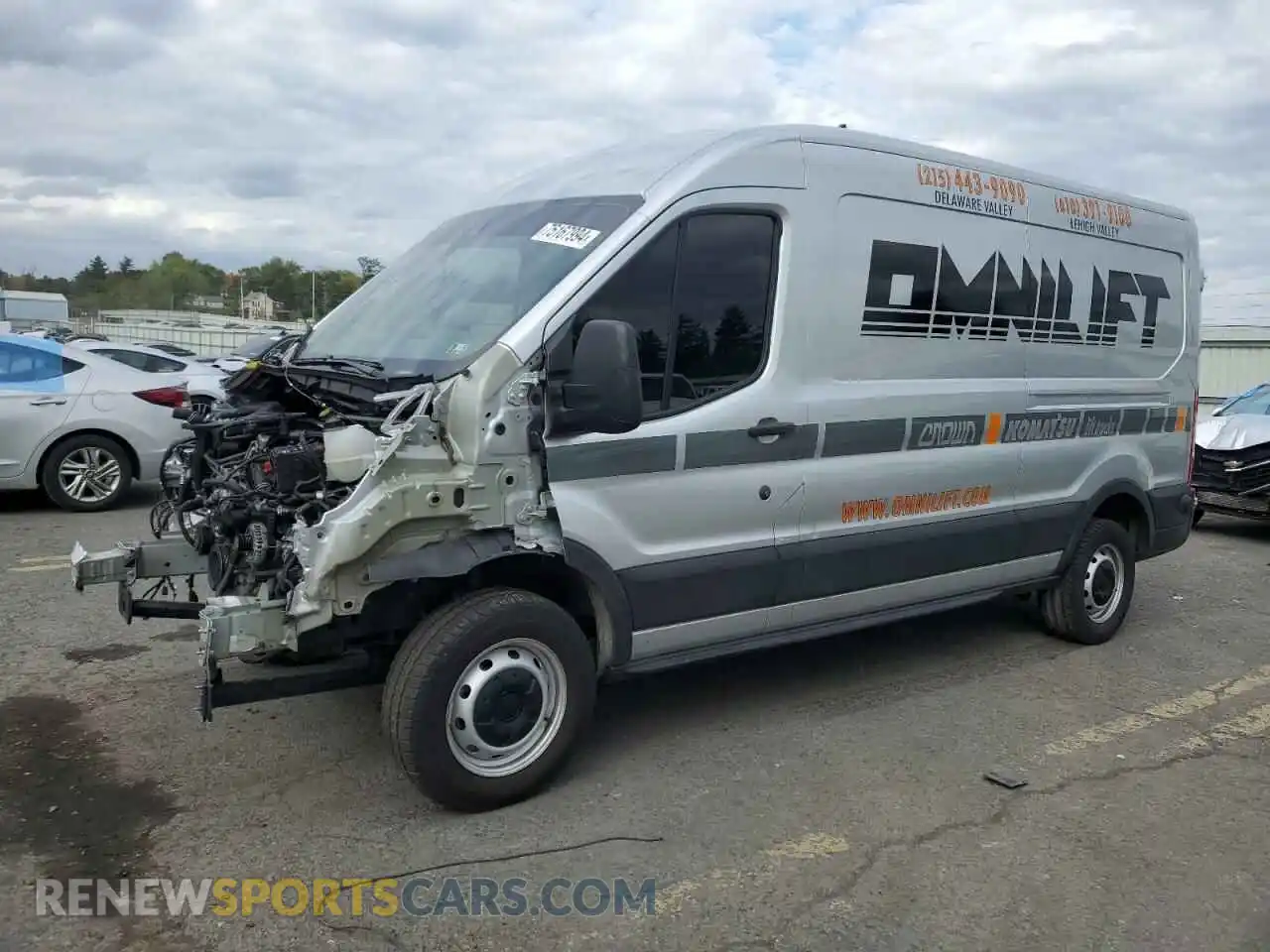 1 Photograph of a damaged car 1FTBW9C89PKA44249 FORD TRANSIT 2023