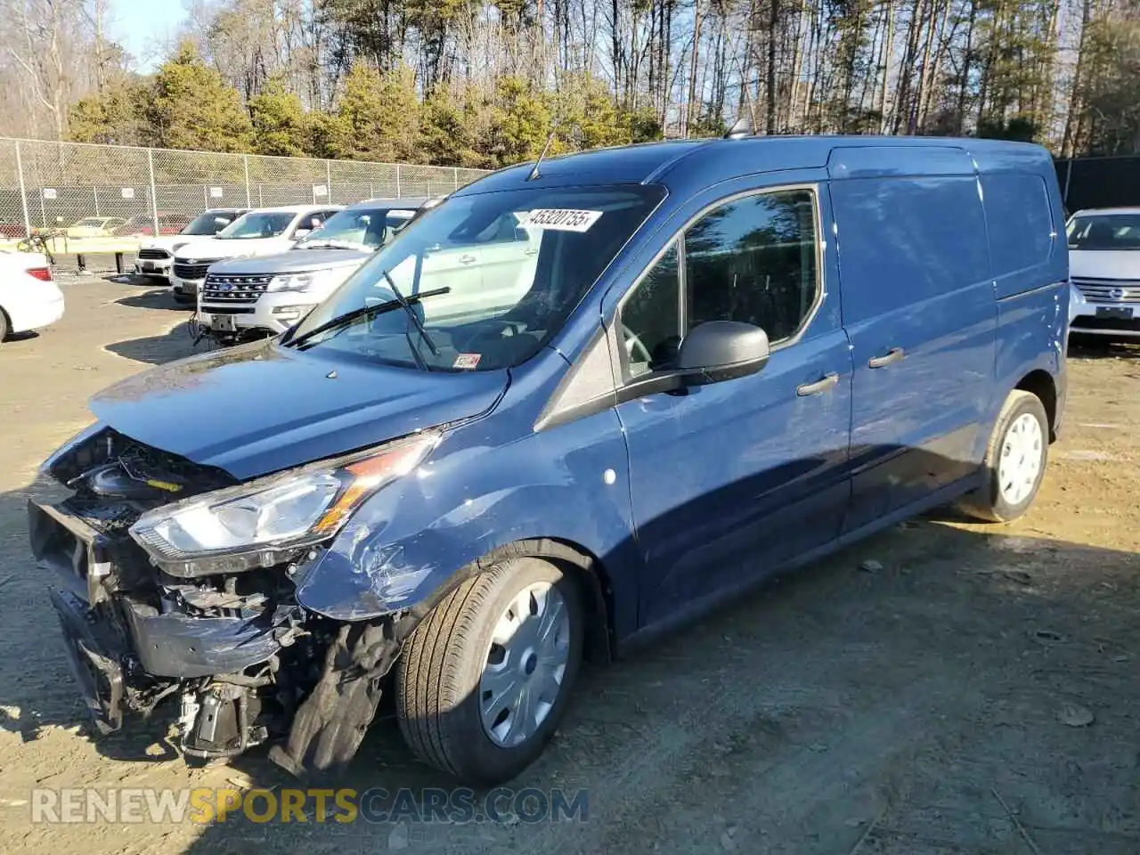 1 Photograph of a damaged car NM0LS7S26P1563585 FORD TRANSIT 2023