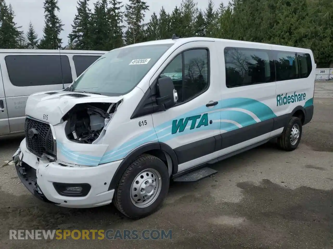 1 Photograph of a damaged car 1FBAX9Y82RKB14246 FORD TRANSIT 2024