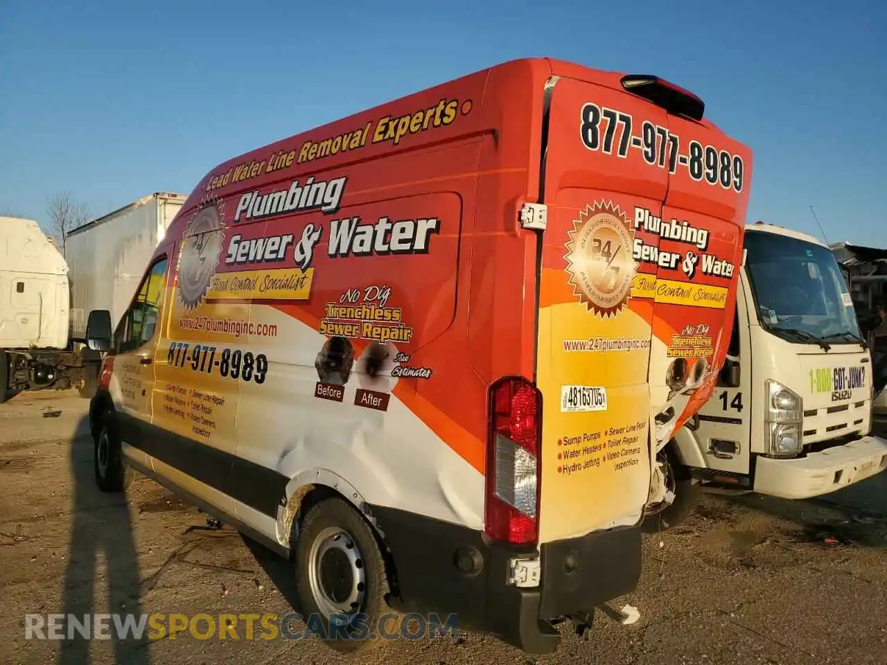 2 Photograph of a damaged car 1FTBR1X87RKA01888 FORD TRANSIT 2024