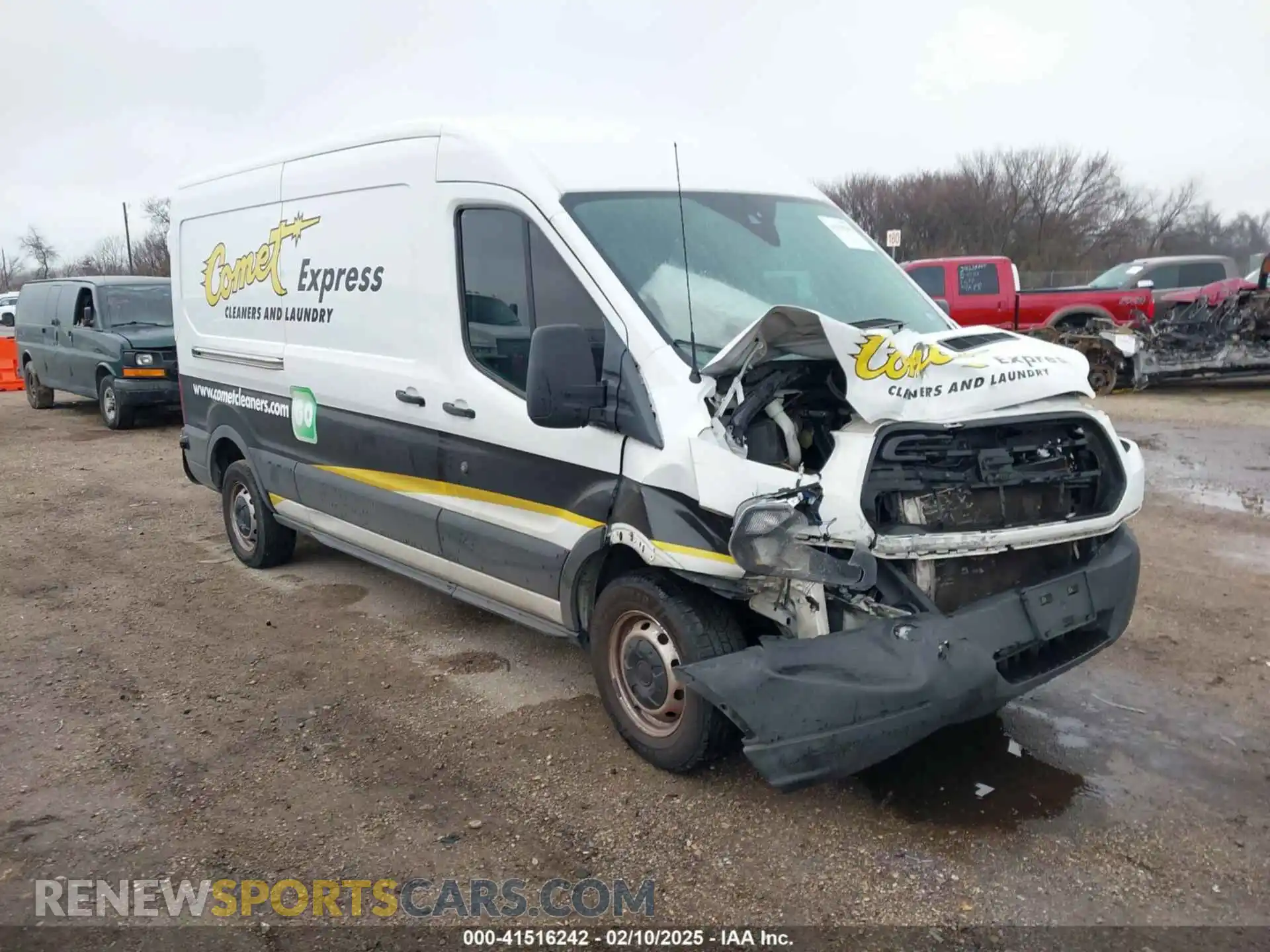 1 Photograph of a damaged car 1FTYR2CM2KKA82002 FORD TRANSIT-250 2019