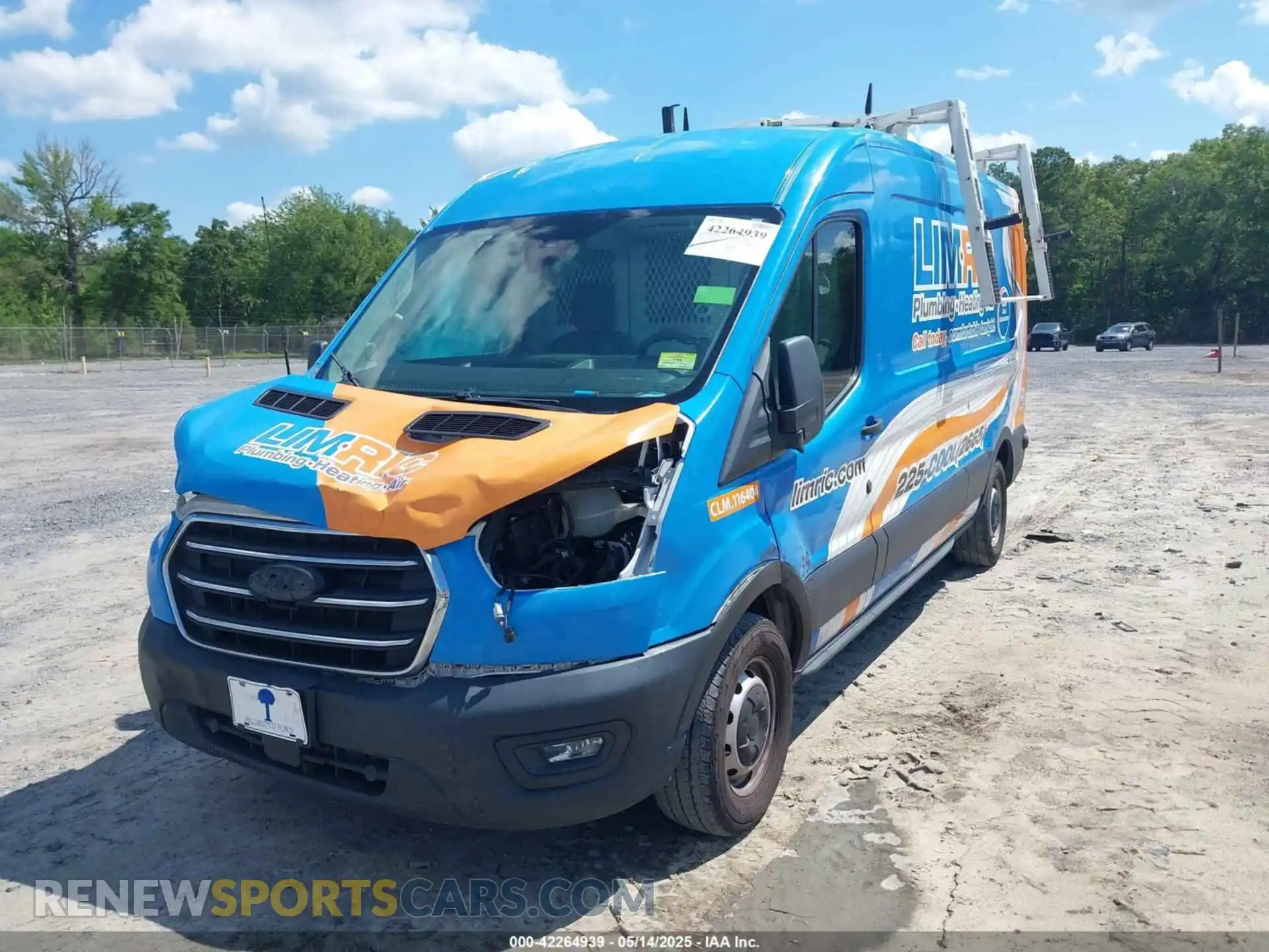2 Photograph of a damaged car 1FTBR1C80LKA00675 FORD TRANSIT-250 2020