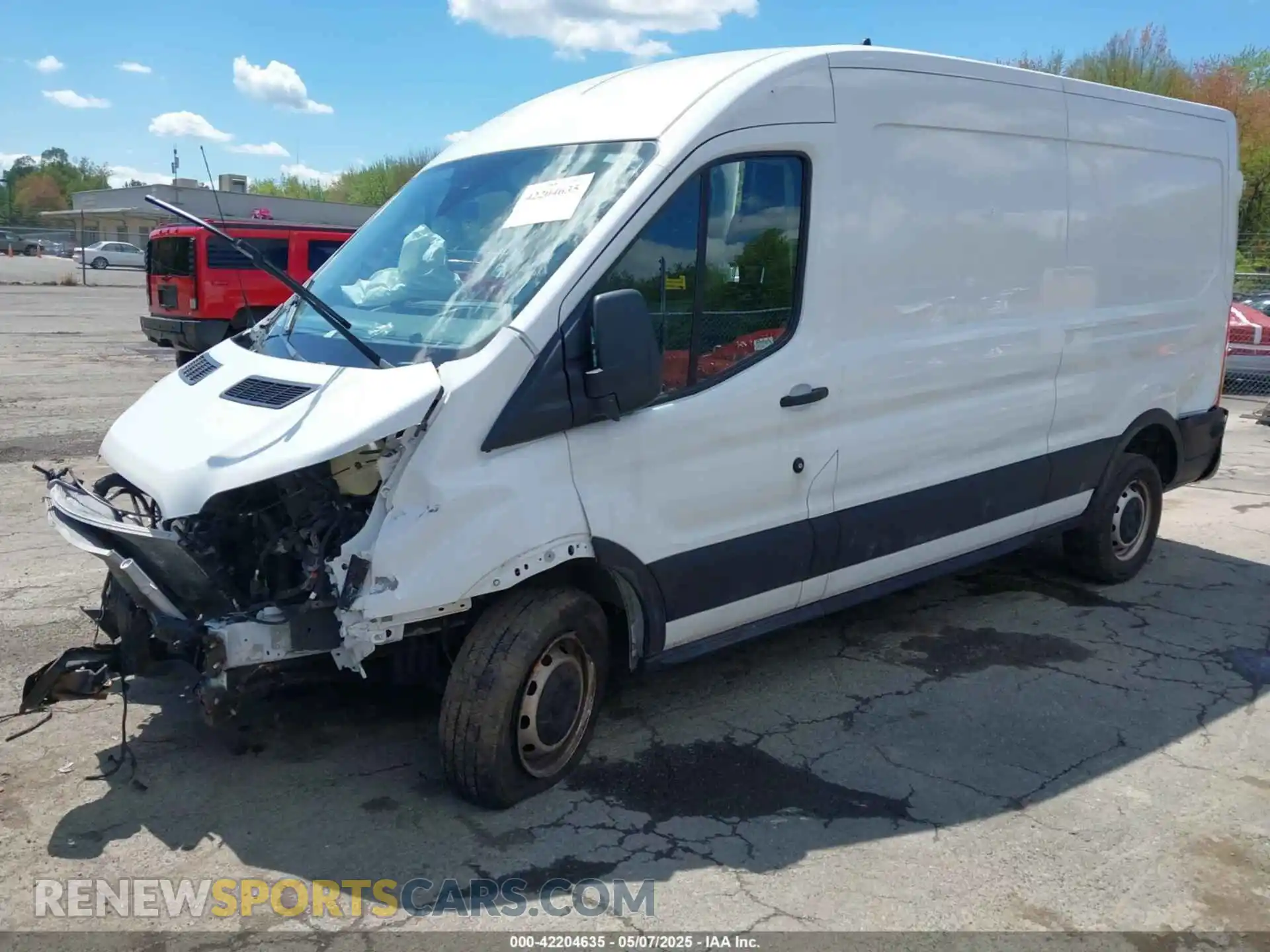 2 Photograph of a damaged car 1FTBR1C80LKB42654 FORD TRANSIT-250 2020