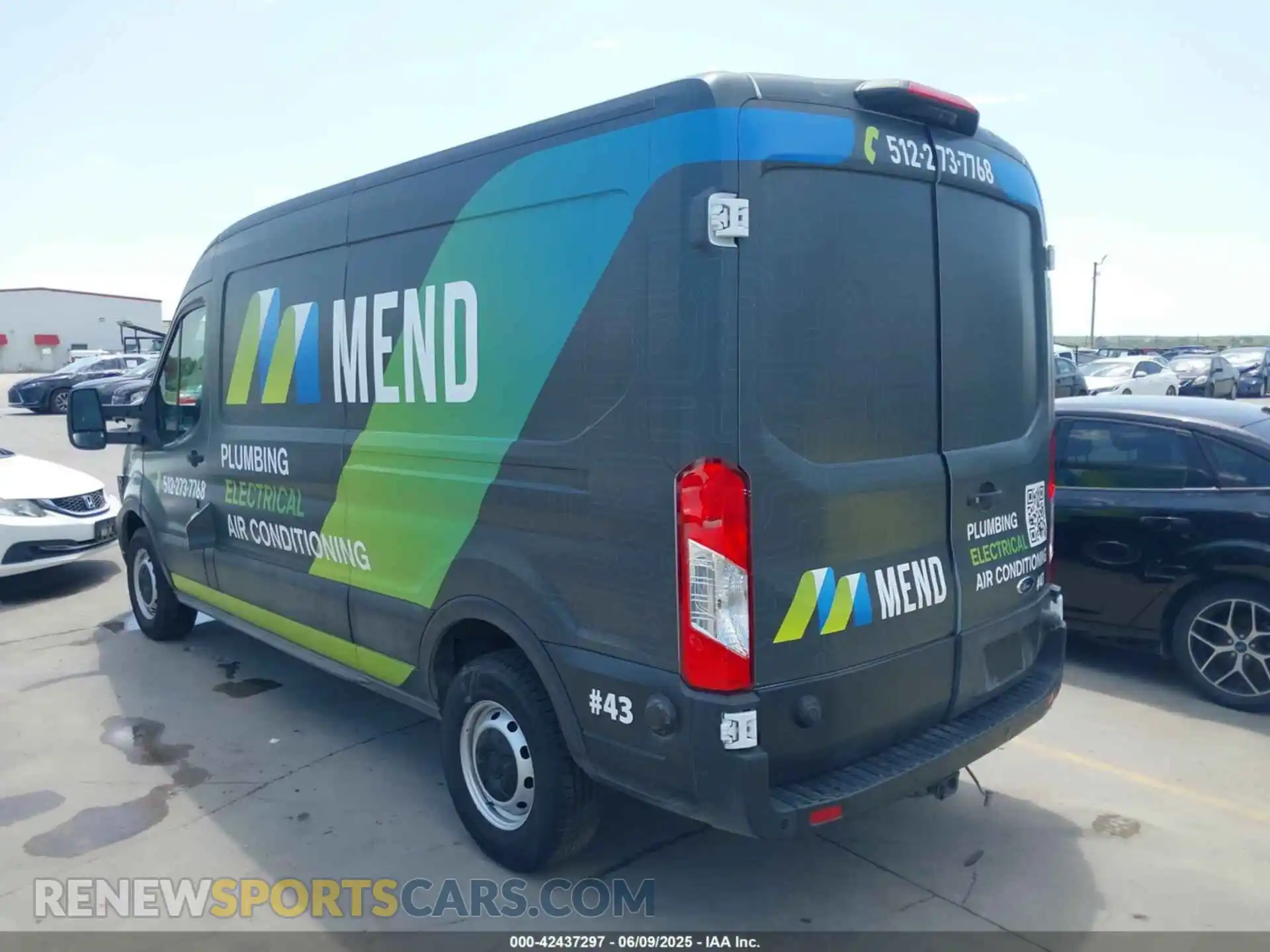 3 fotografías del automóvil dañado 1FTBR1C82LKB46155 FORD TRANSIT-250 2020