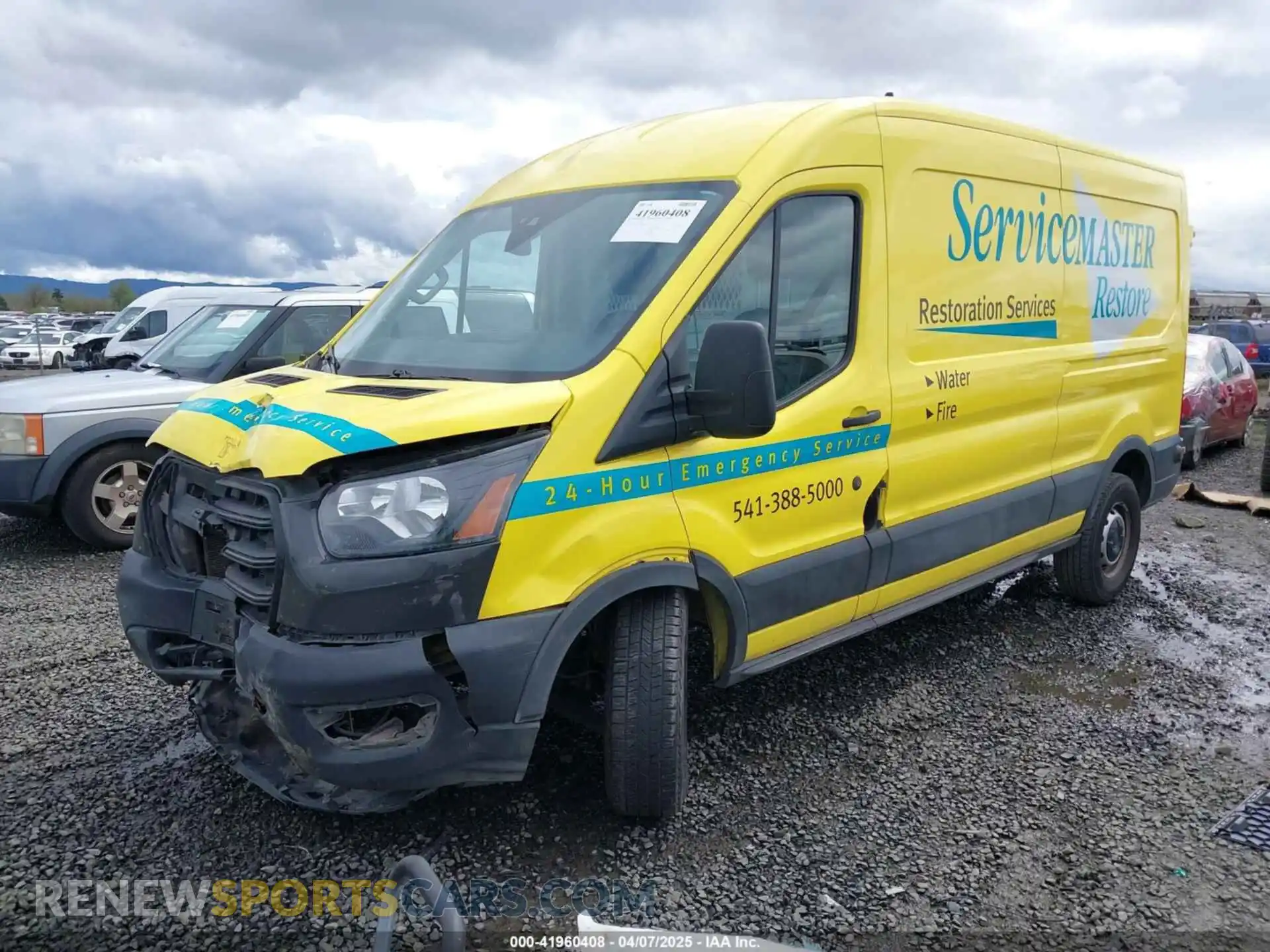 2 Photograph of a damaged car 1FTBR1C87LKA48660 FORD TRANSIT-250 2020
